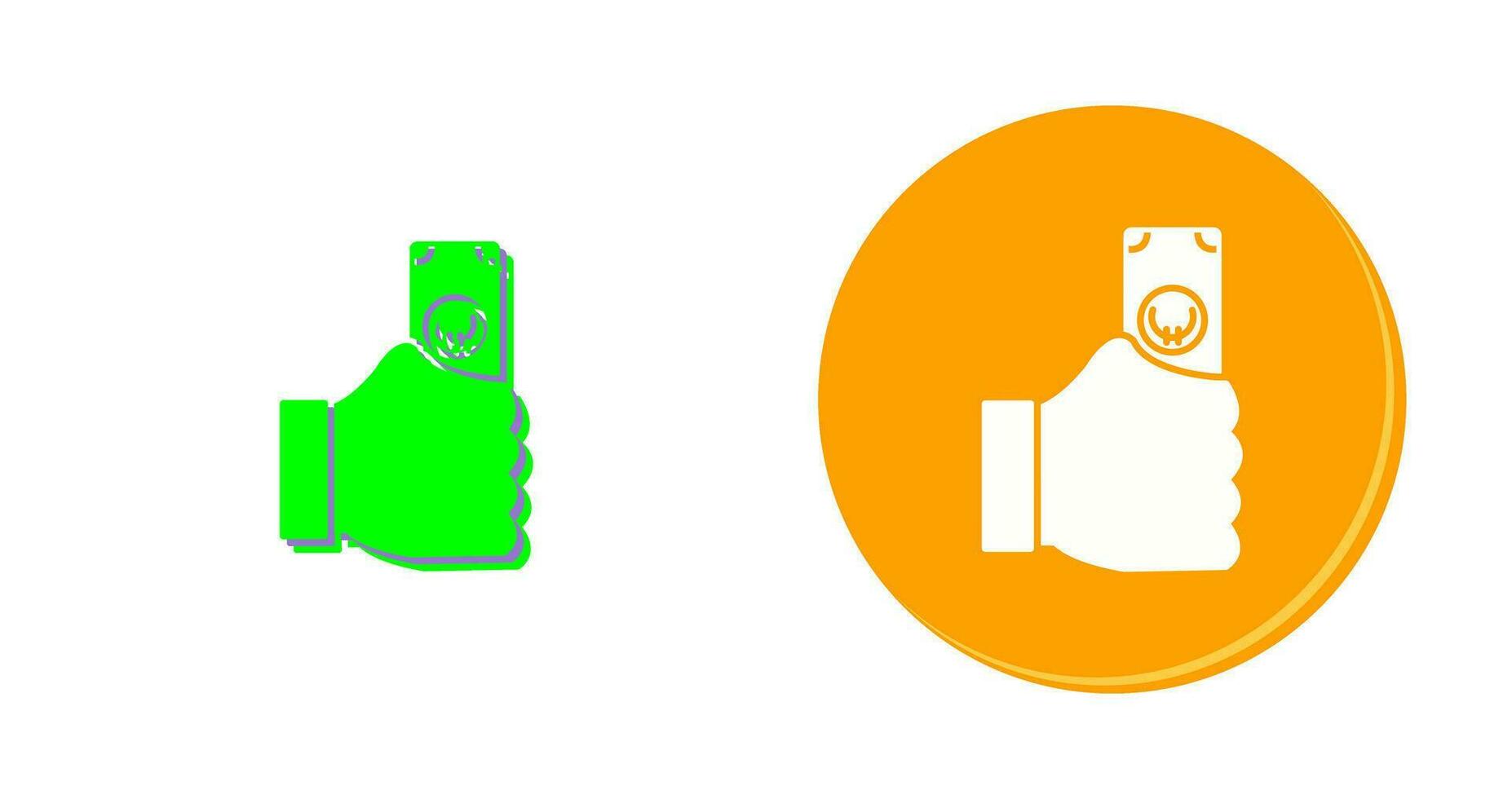 Unique Cash Vector Icon