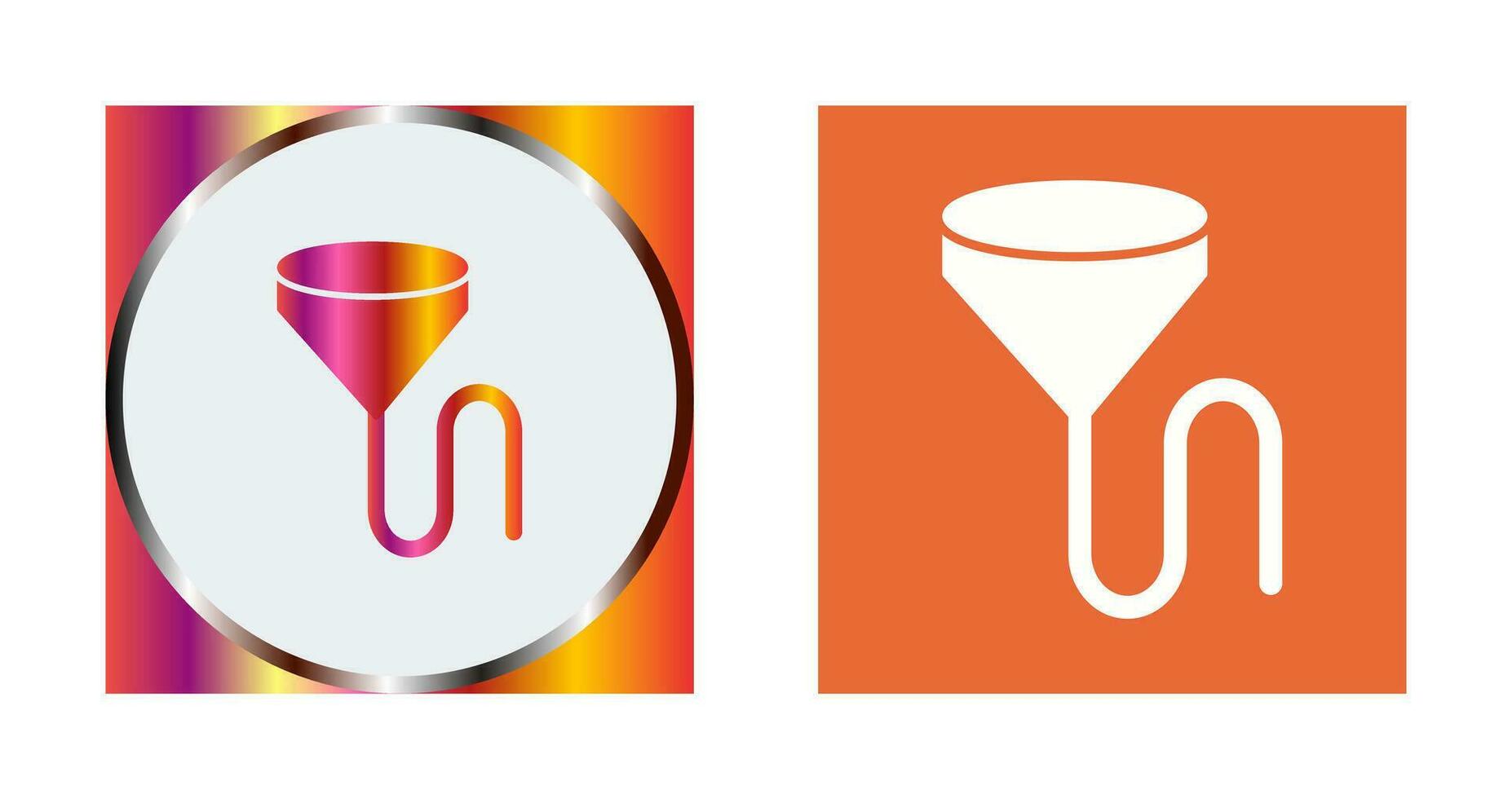 Unique Beer Bong Vector Icon
