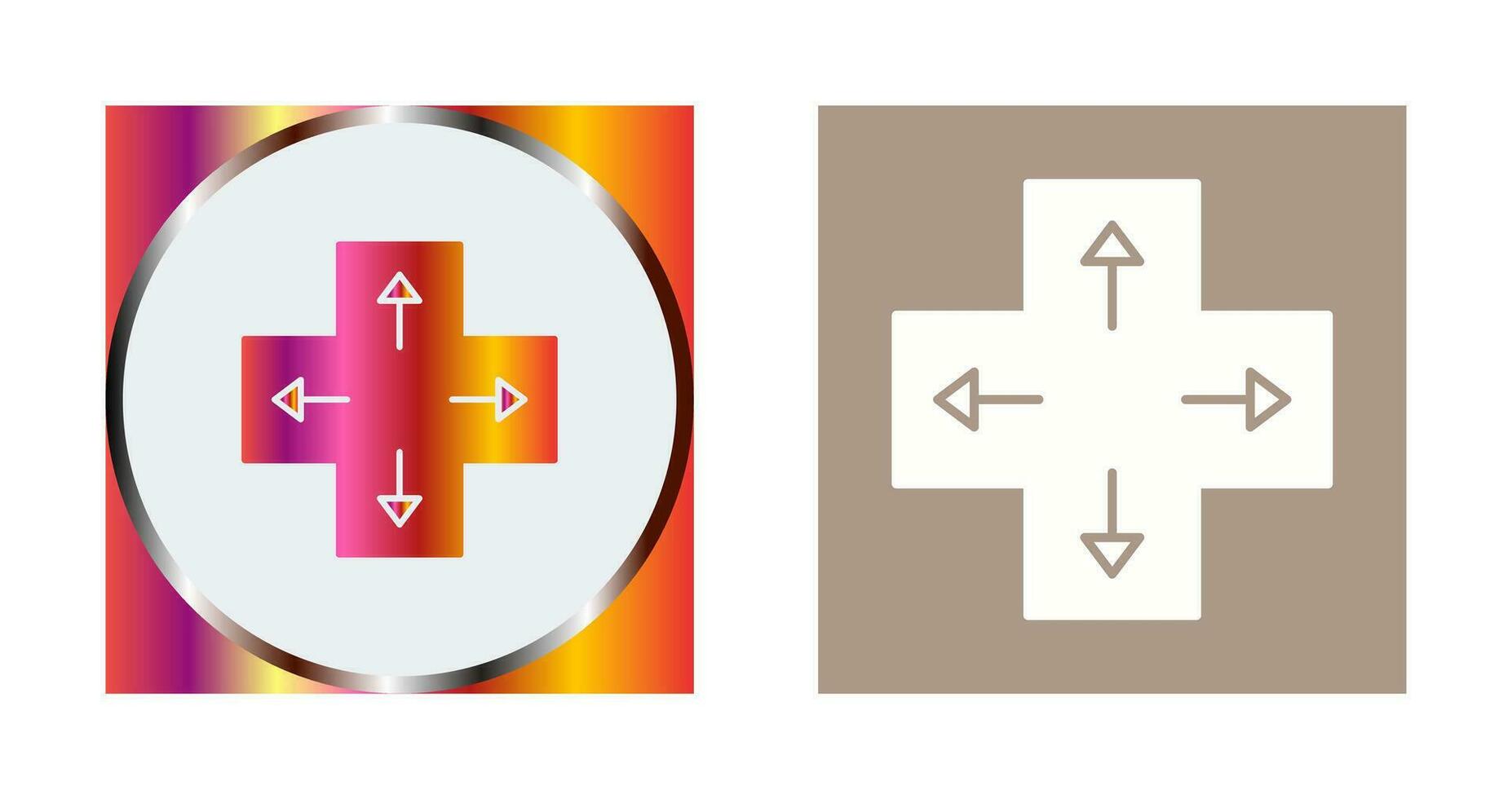 Unique Direction Keys Vector Icon