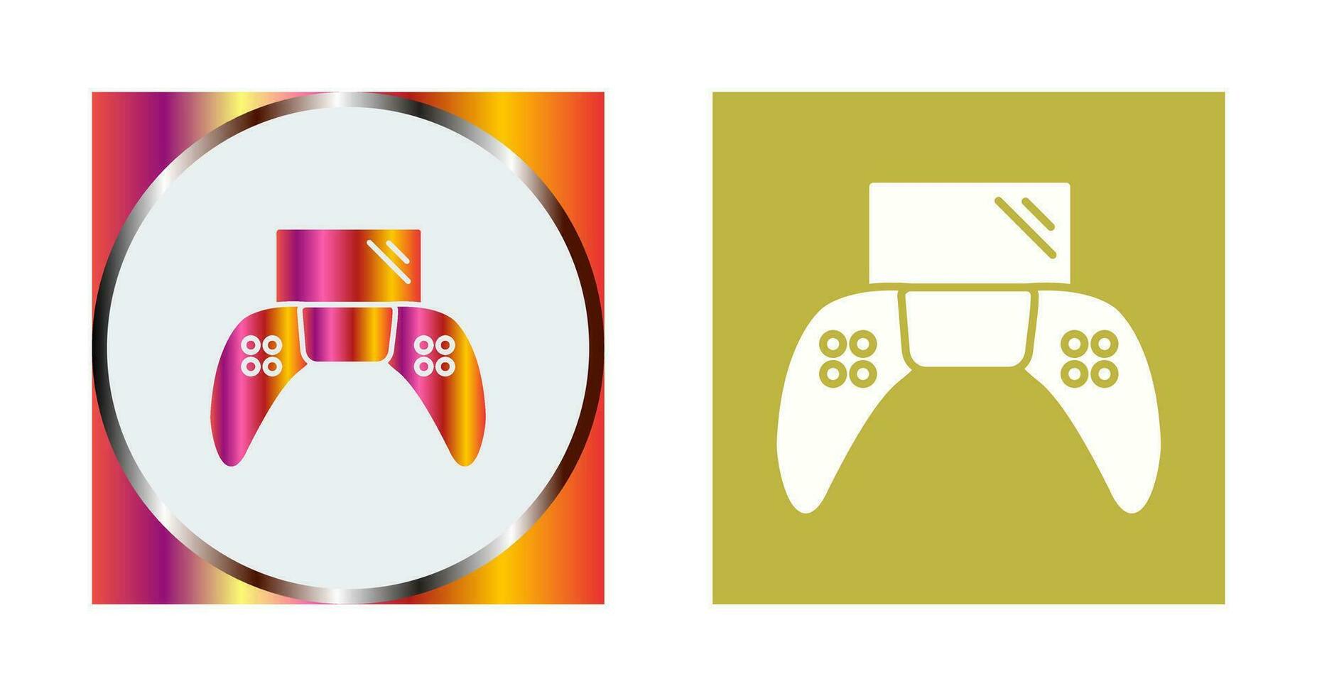Unique Play Station Vector Icon