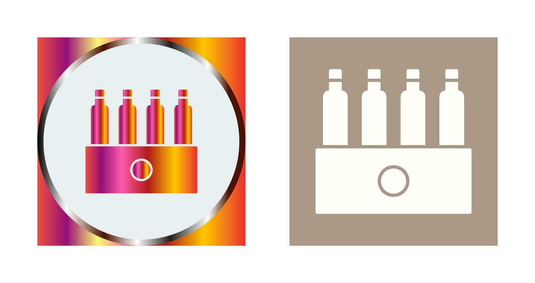 Unique Pack of Beers Vector Icon