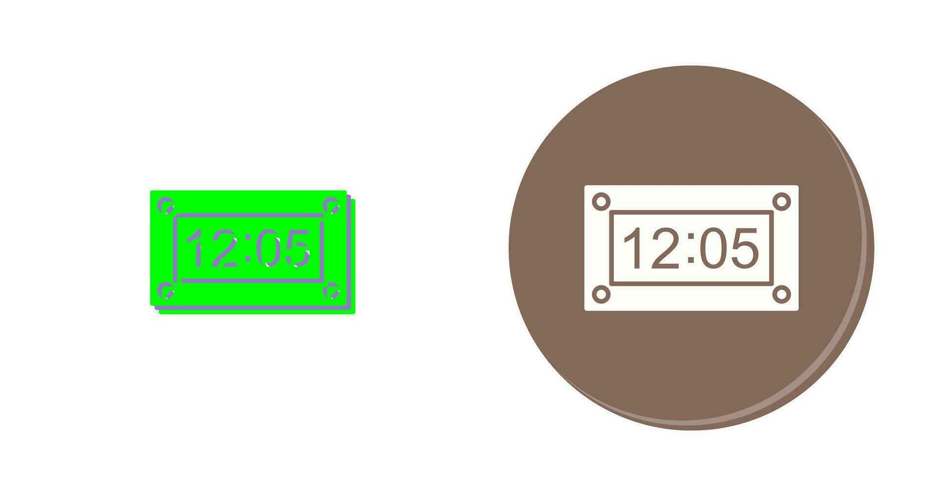 Unique Timer Vector Icon