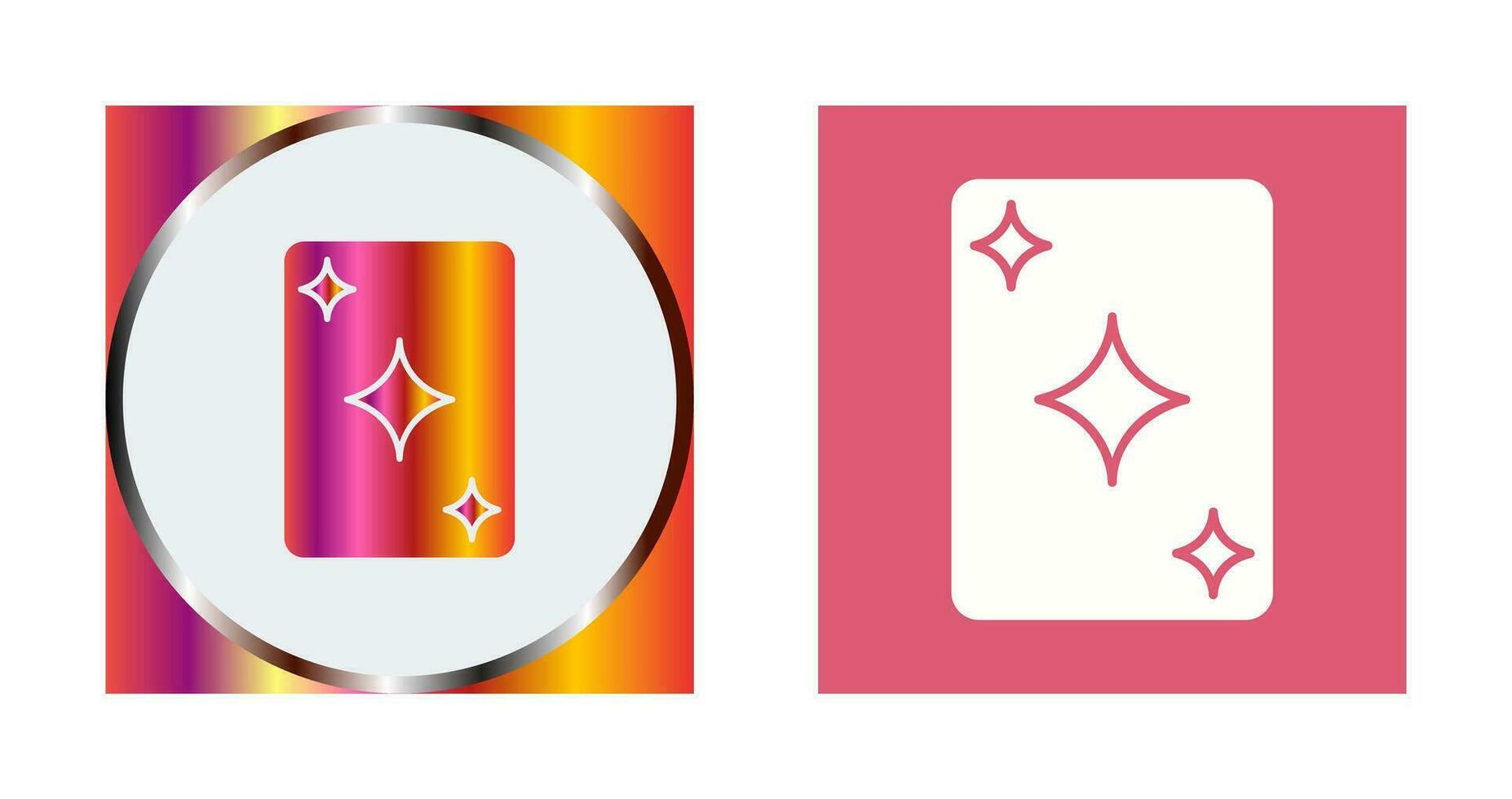 Unique Card Vector Icon