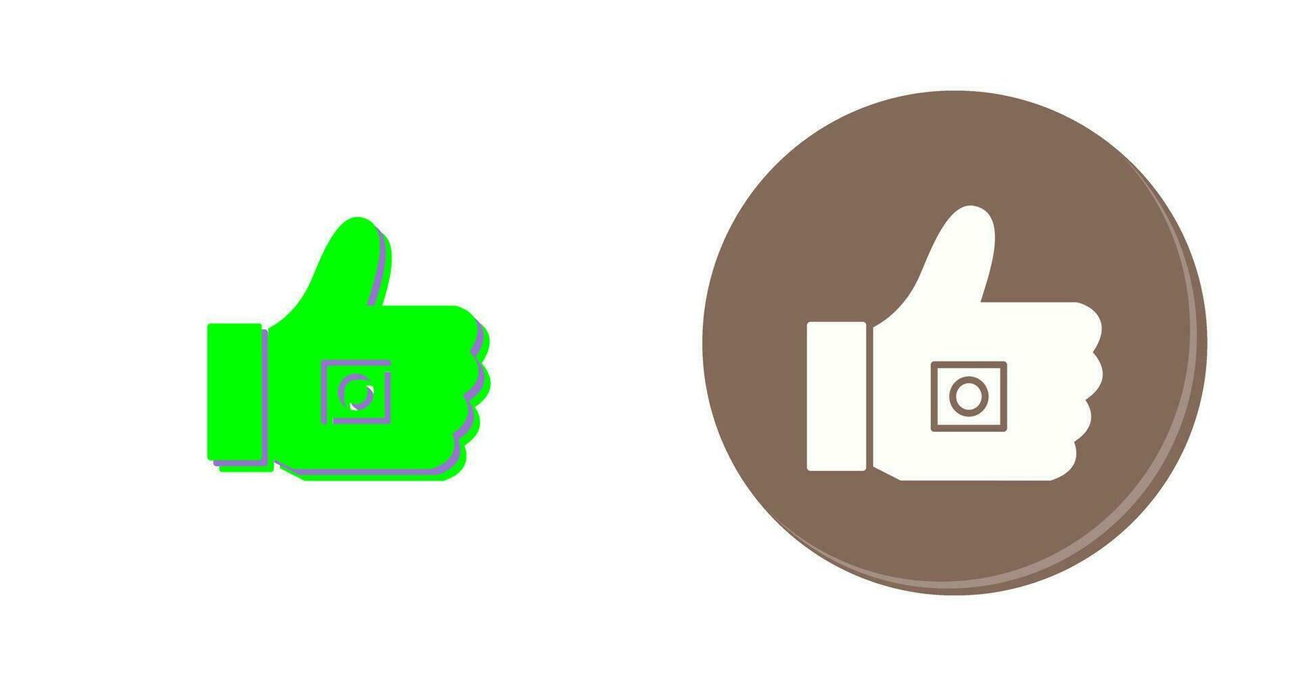 Unique Like Marketing Vector Icon