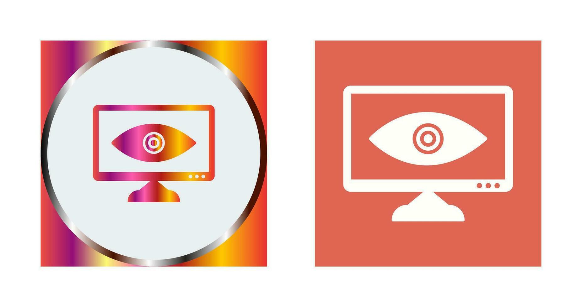 Unique Web Visibility Vector Icon