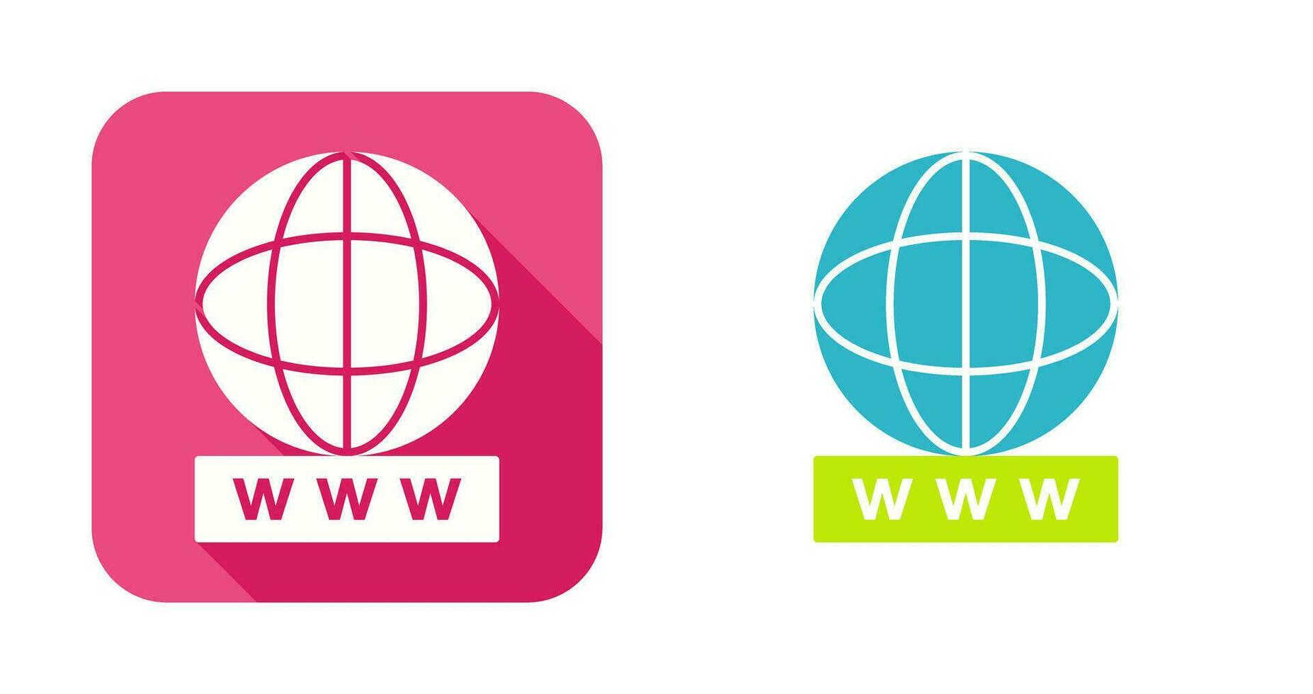 Unique World Wide Web Vector Icon