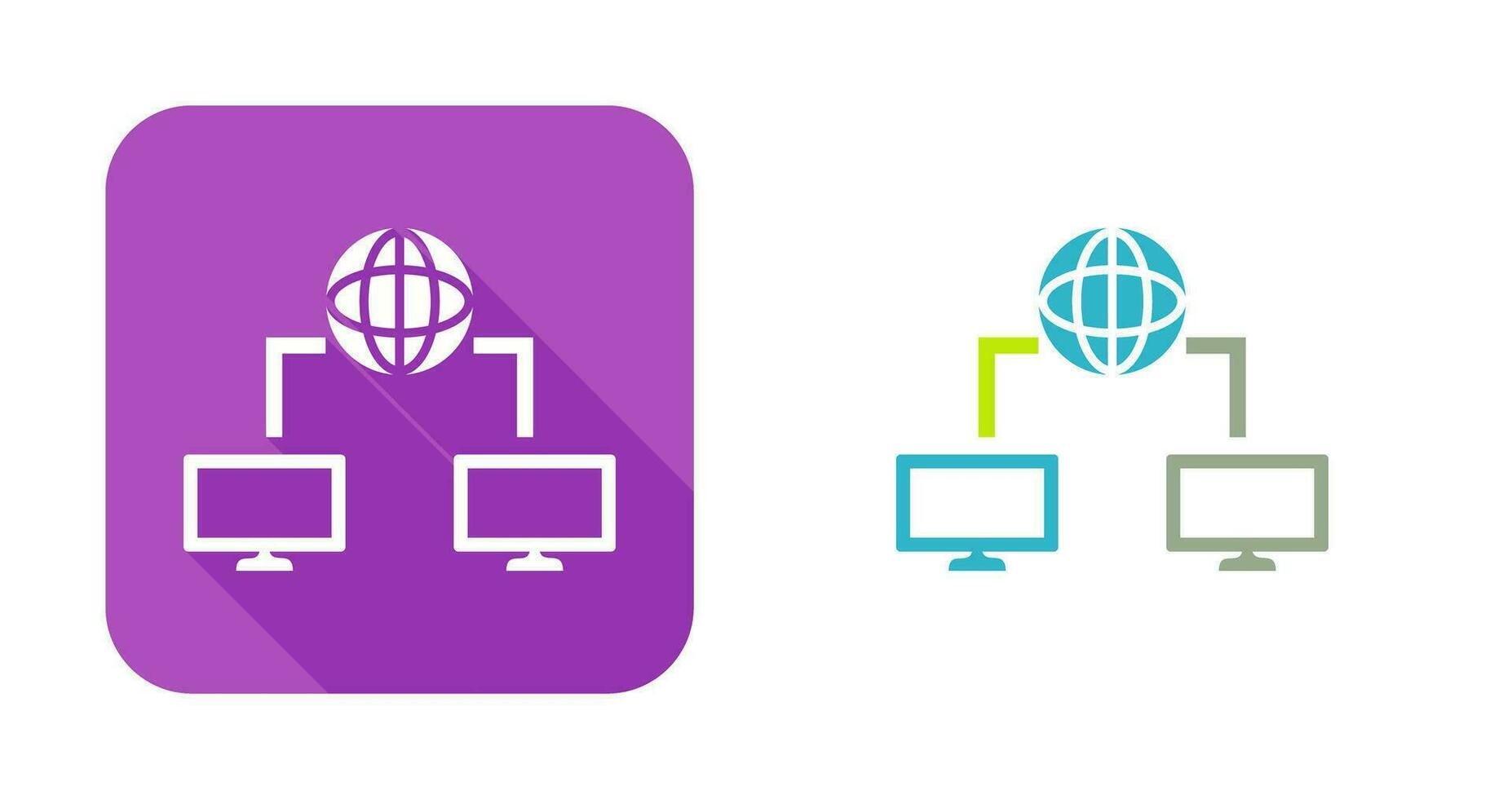 Unique Internet Connectivity Vector Icon