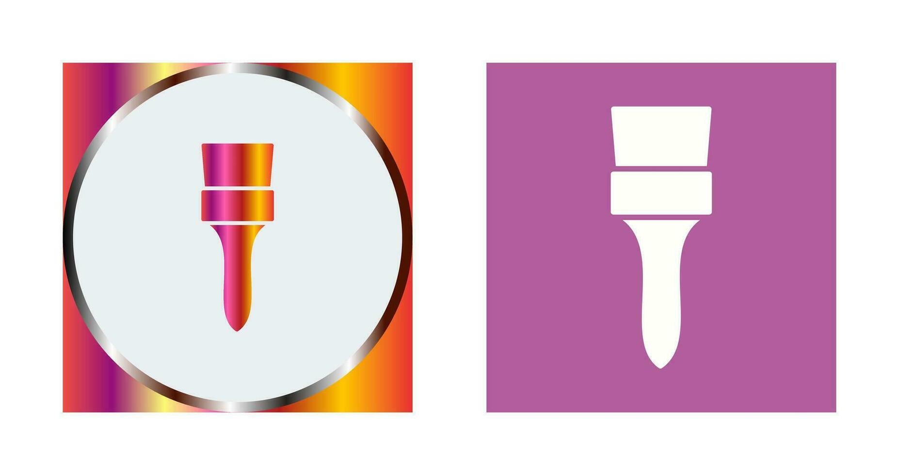 Unique Brush Vector Icon
