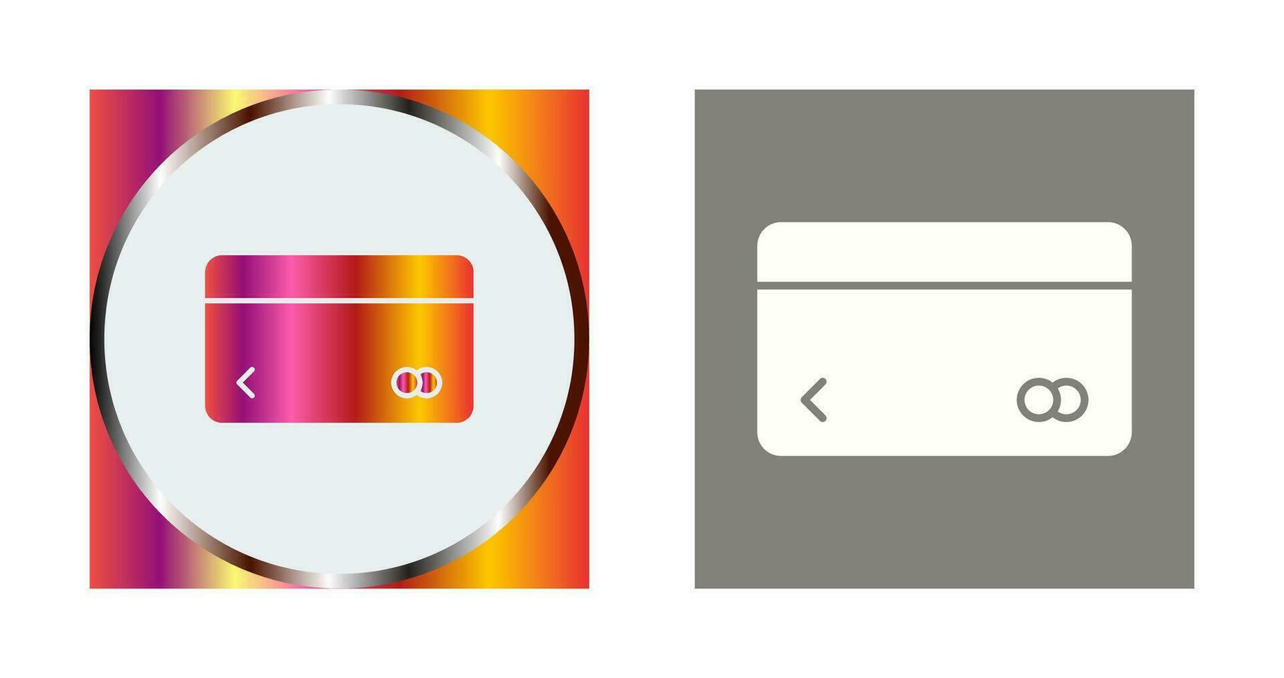 Unique Credit Card Vector Icon