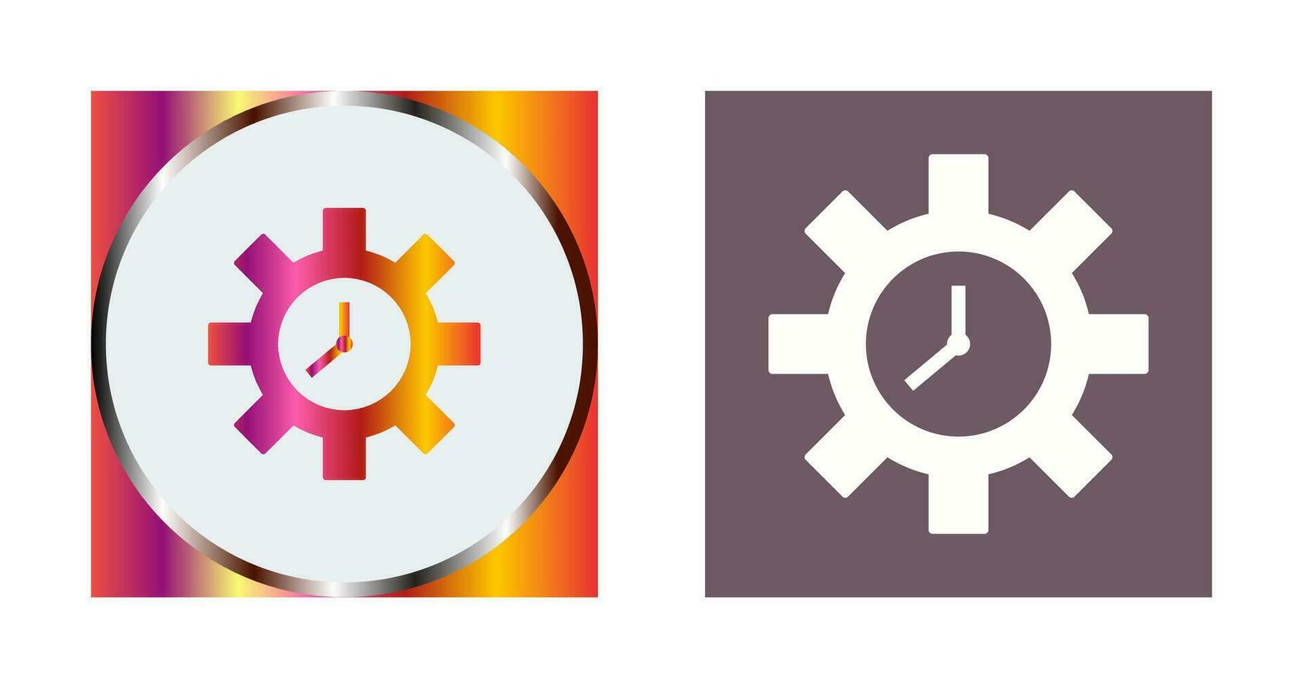 Unique Time Optimization Vector Icon