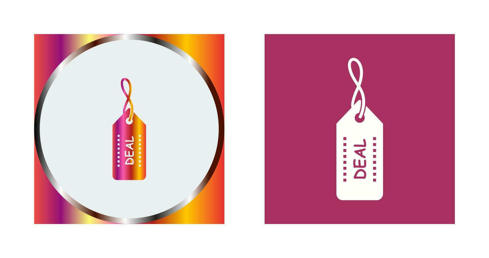 Unique Online Deals Vector Icon