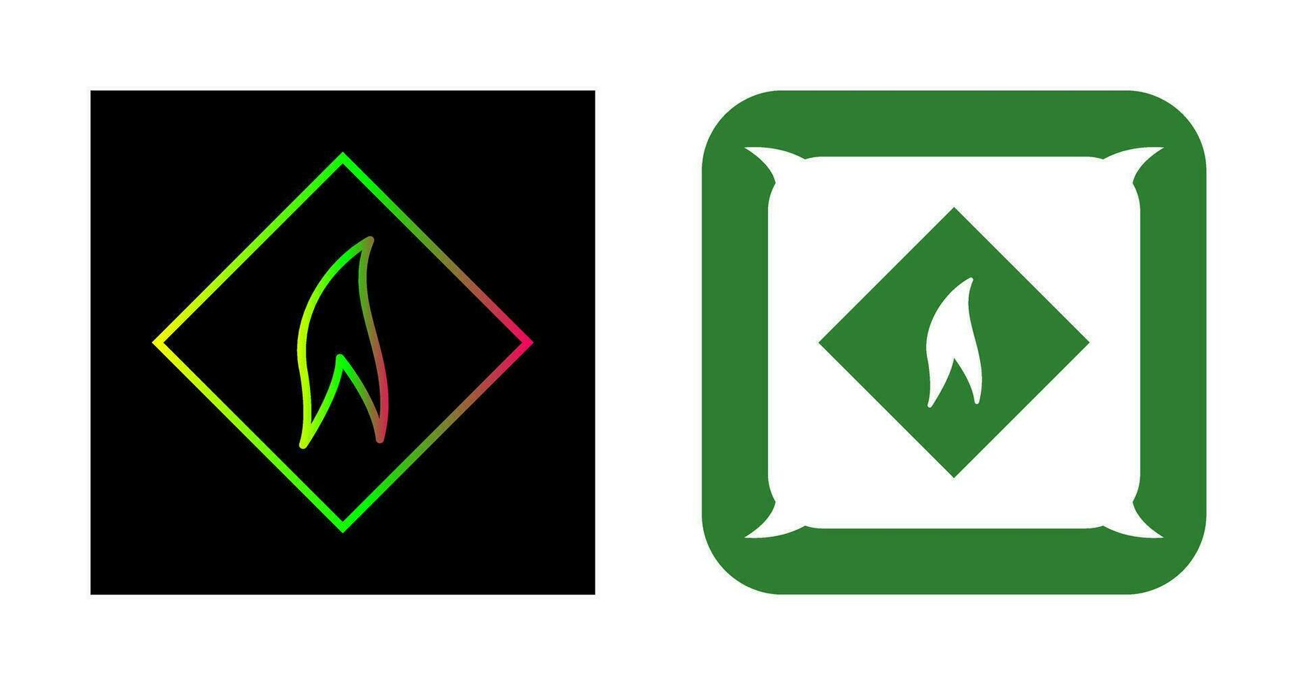 Flammable Material Vector Icon