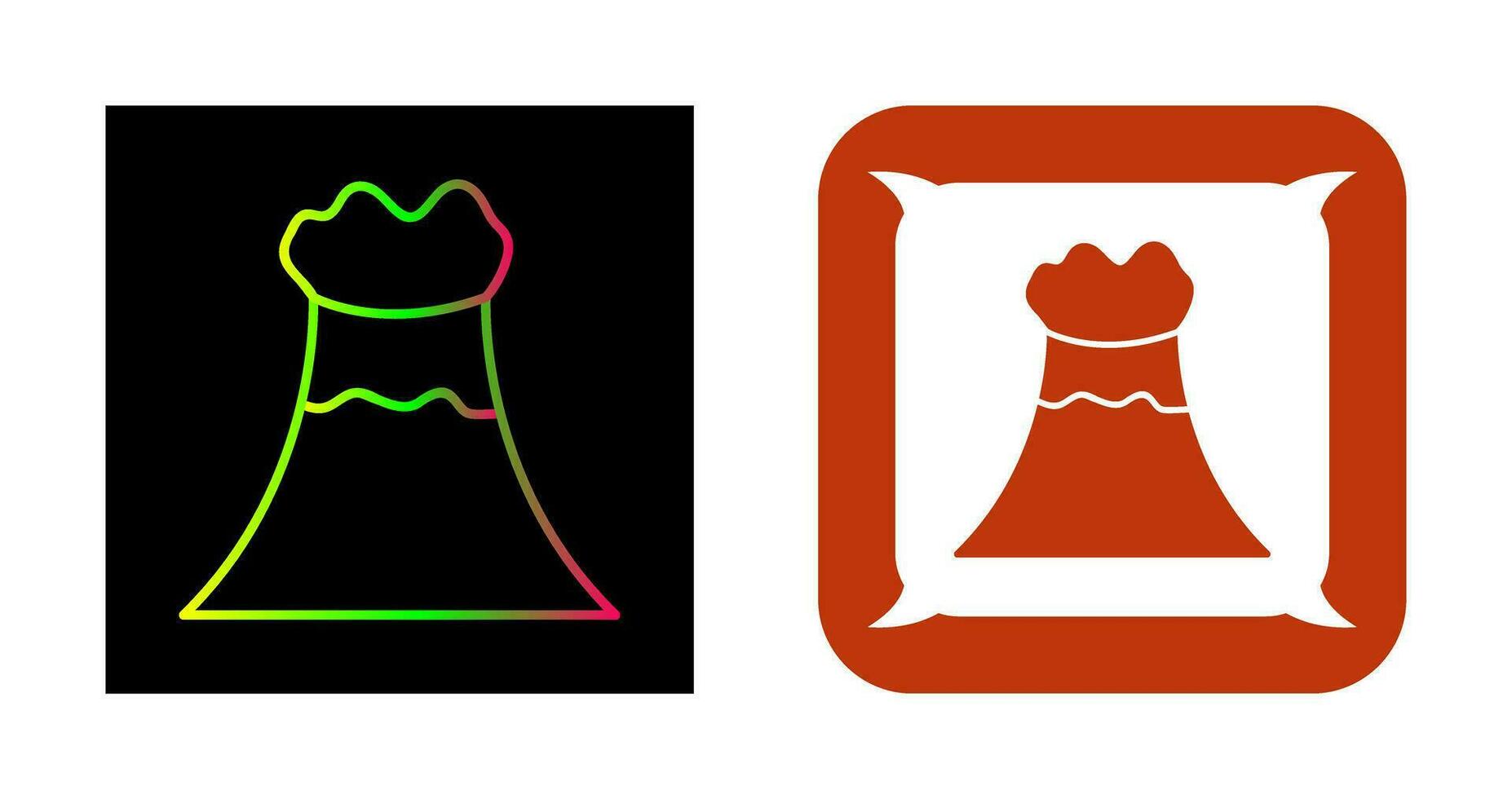 Volcano Vector Icon