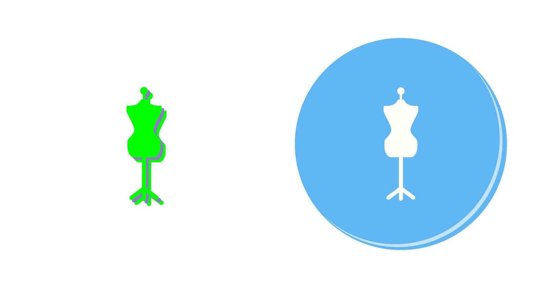 icono de vector de soporte de vestido