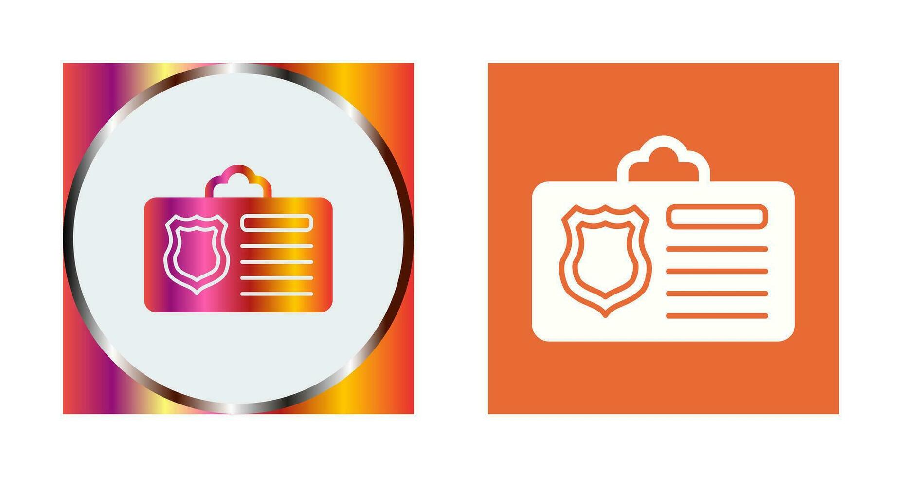 Id Card Vector Icon