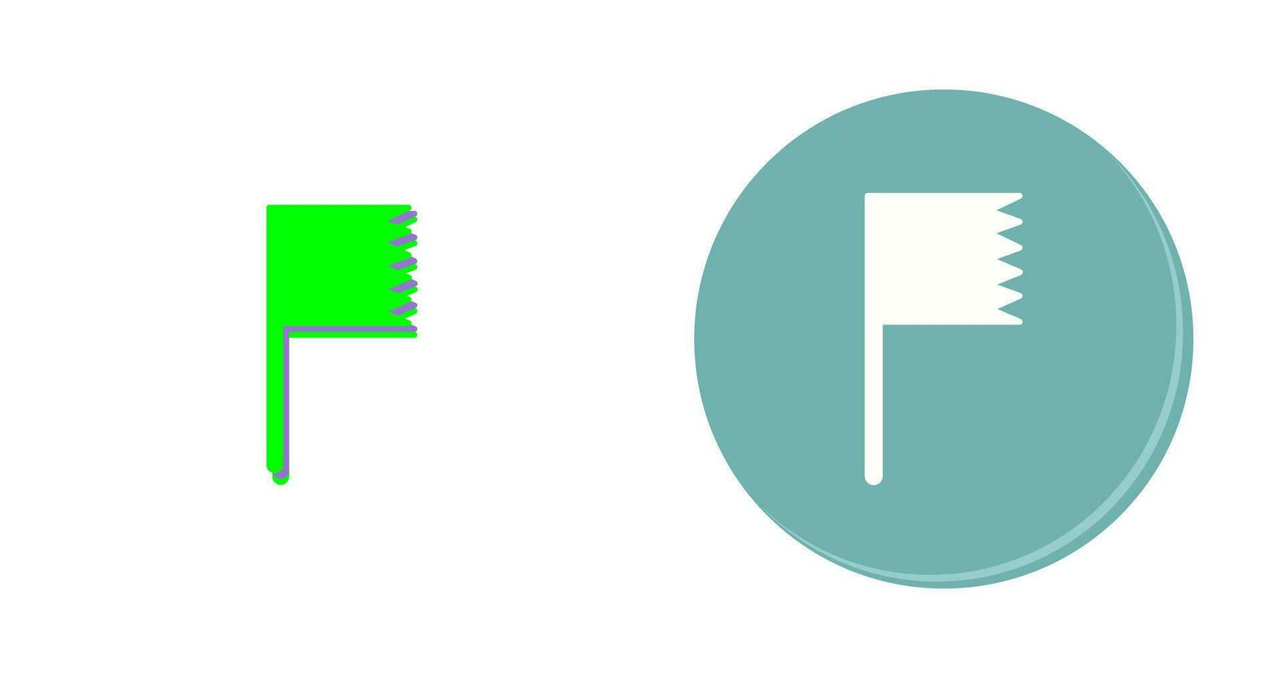 Unique Flag Vector Icon