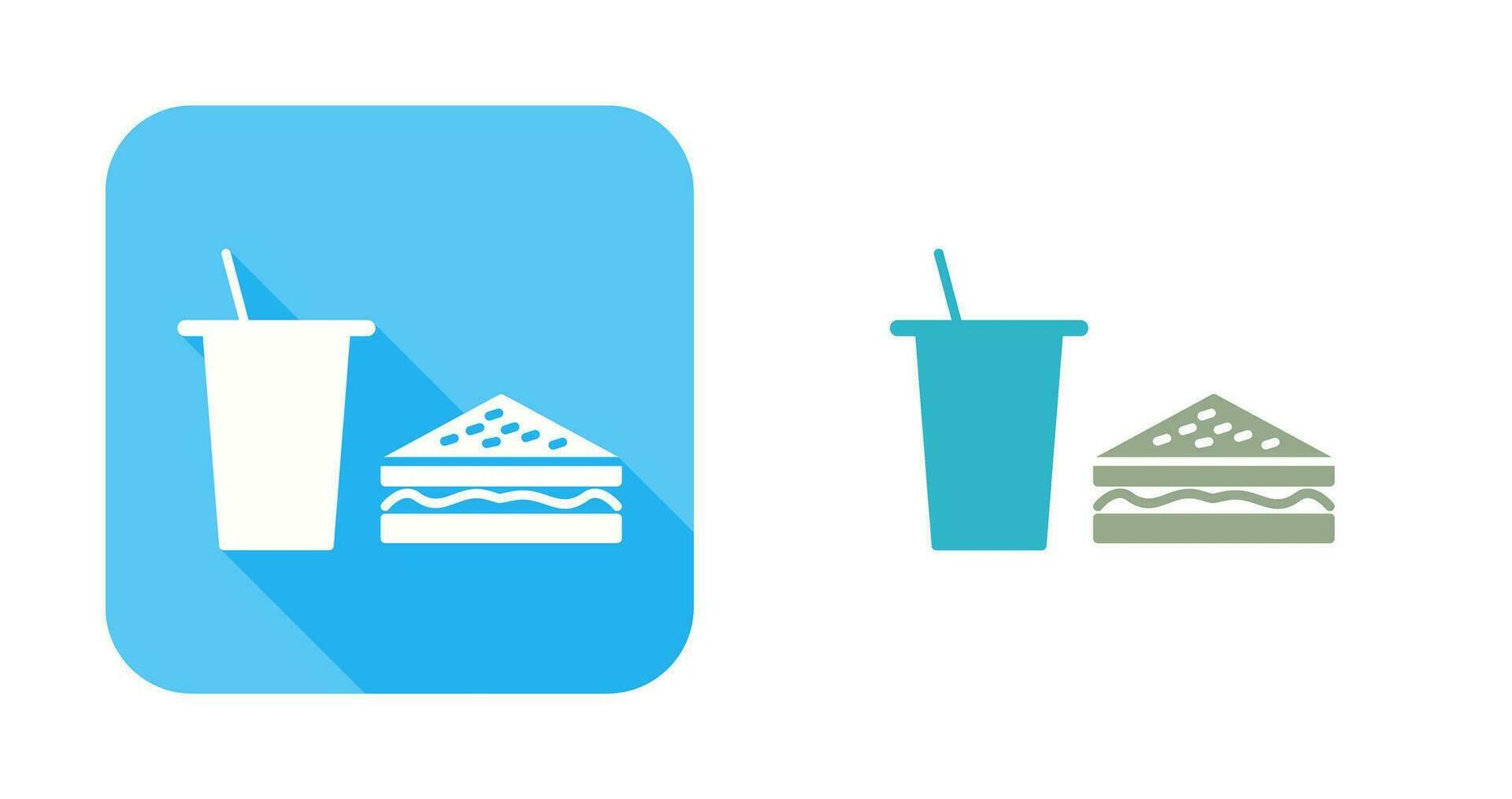 Unique Lunch Vector Icon