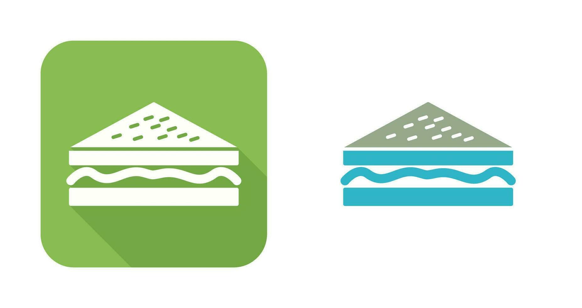 Unique Sandwich Vector Icon