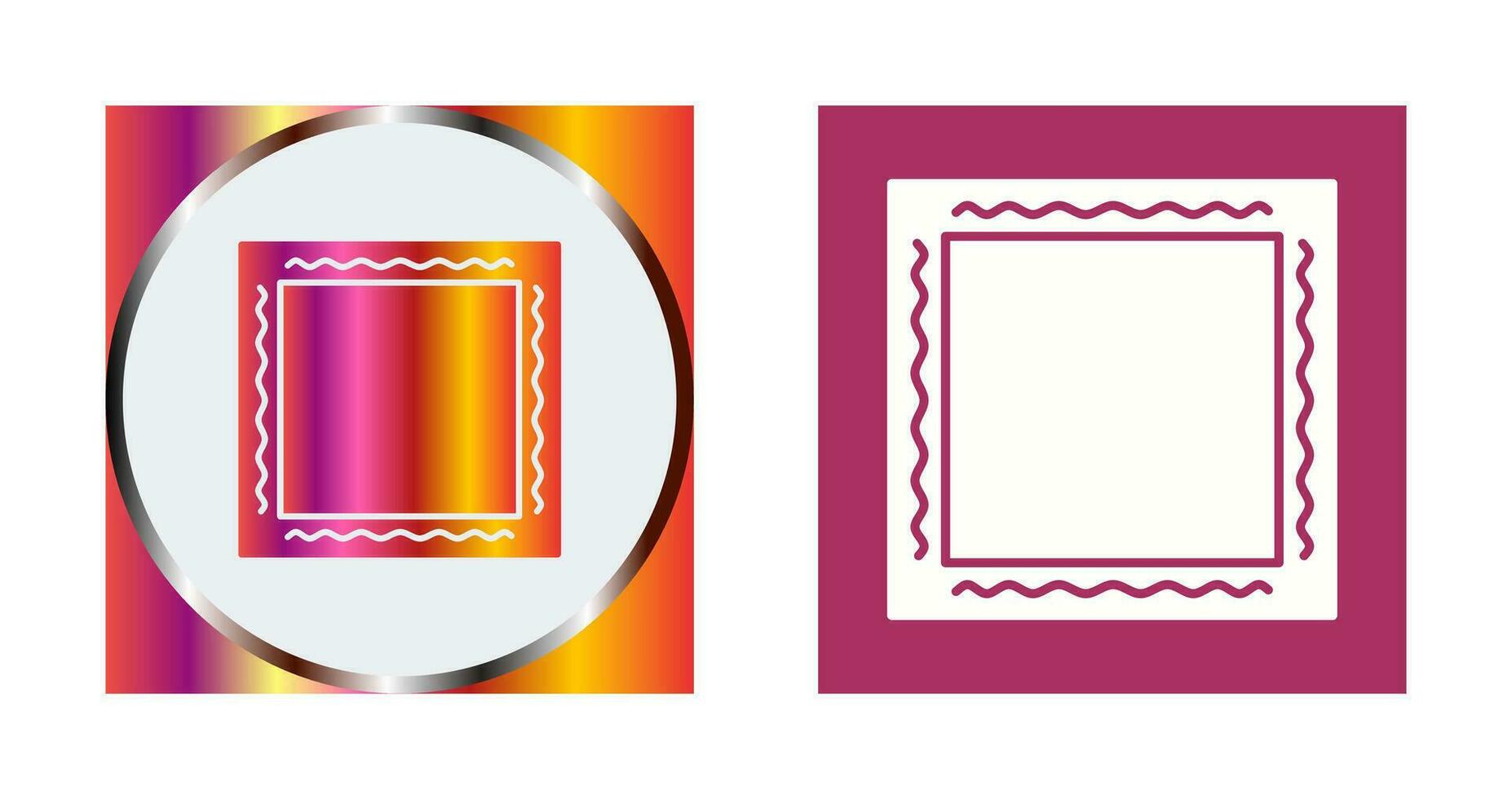 Unique Frame Vector Icon