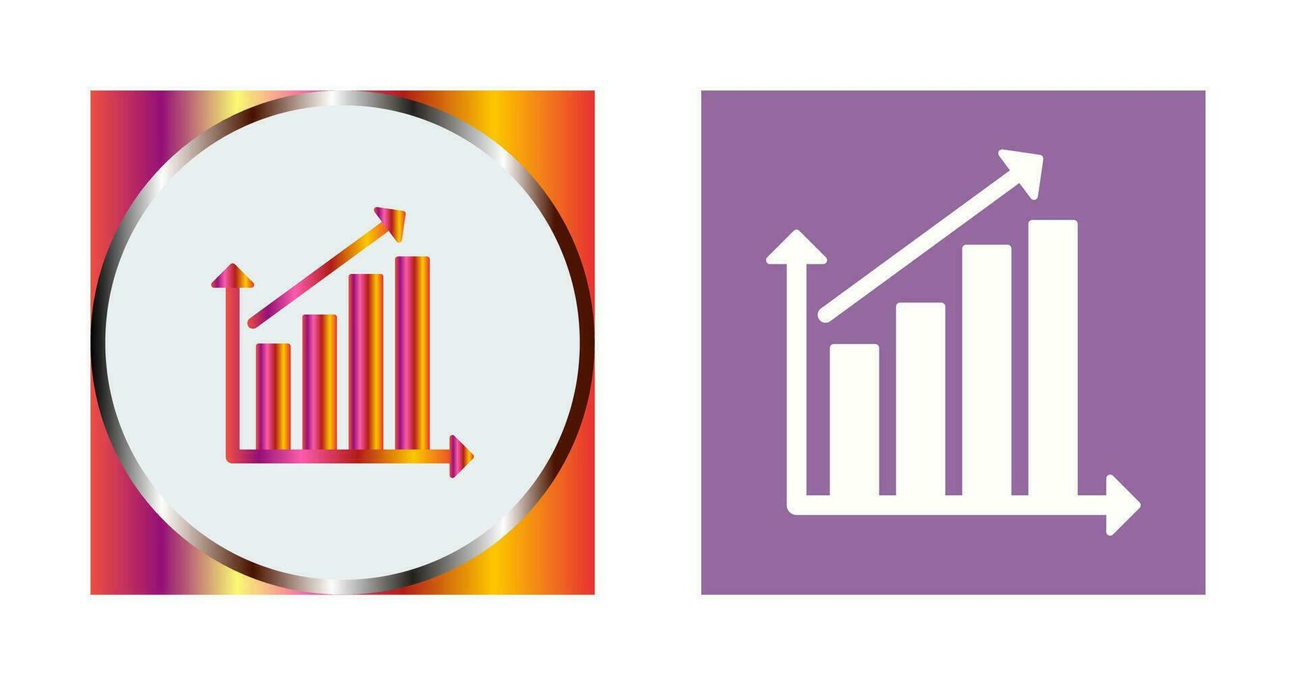 Rising Statistics Vector Icon