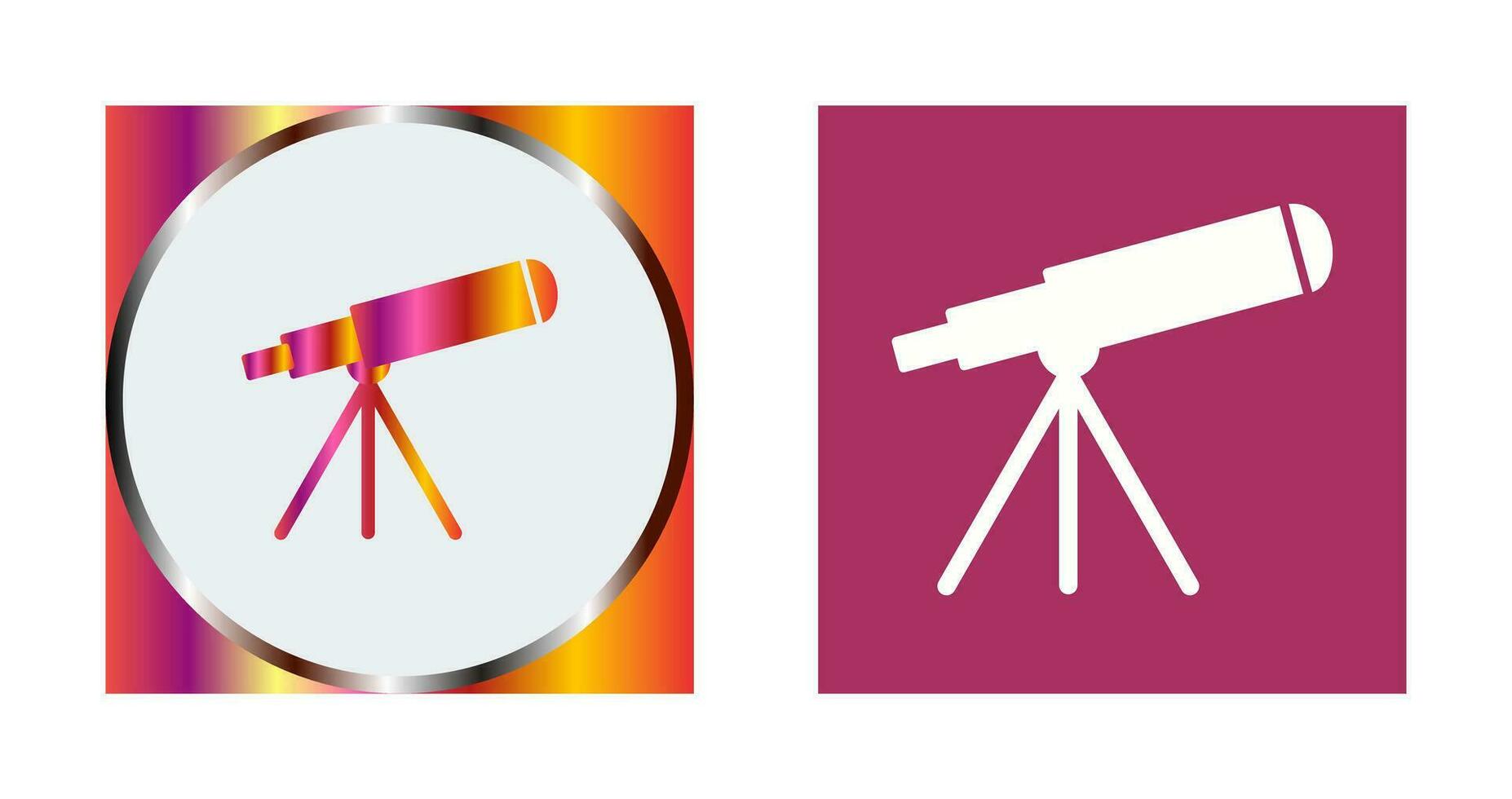 Telescope Vector Icon
