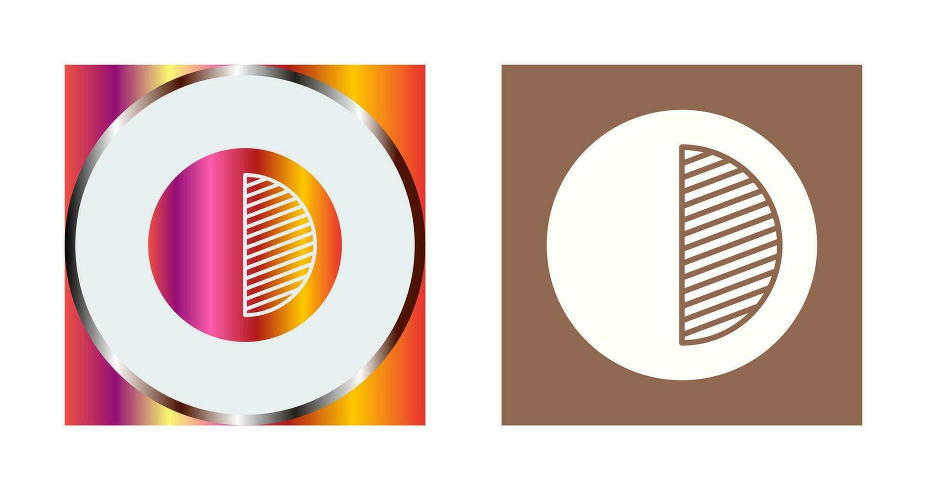 Unique Contrast Vector Icon