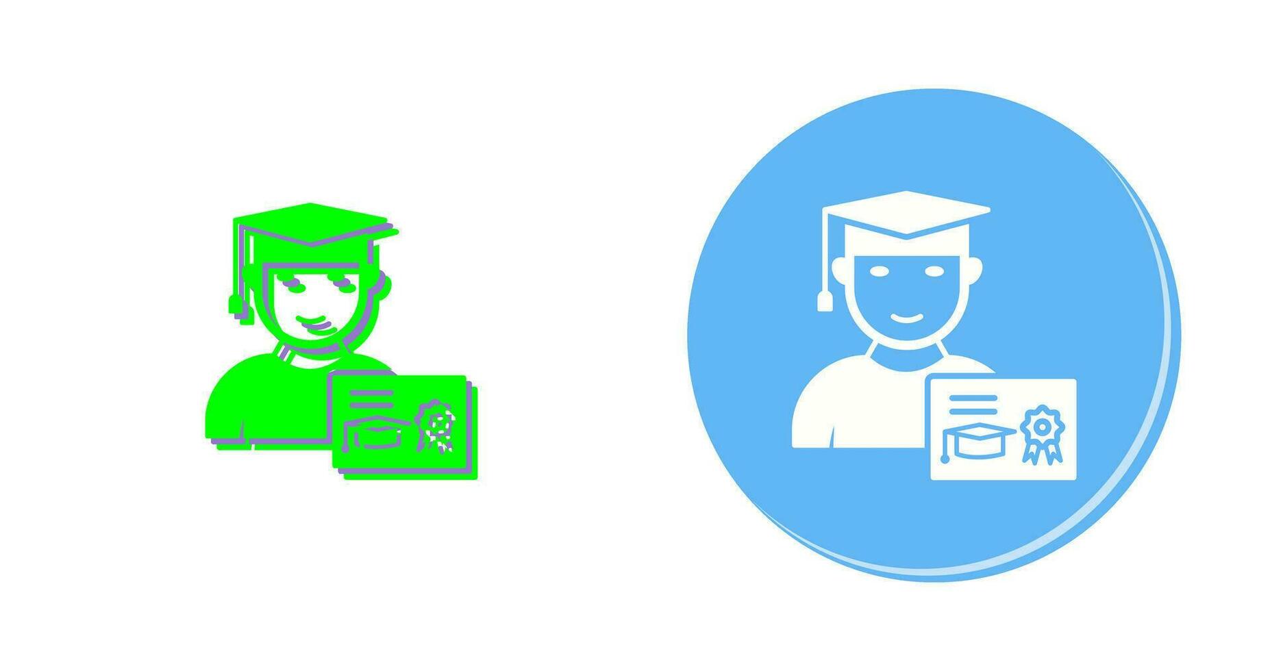 Unique Receiving Degree Vector Icon