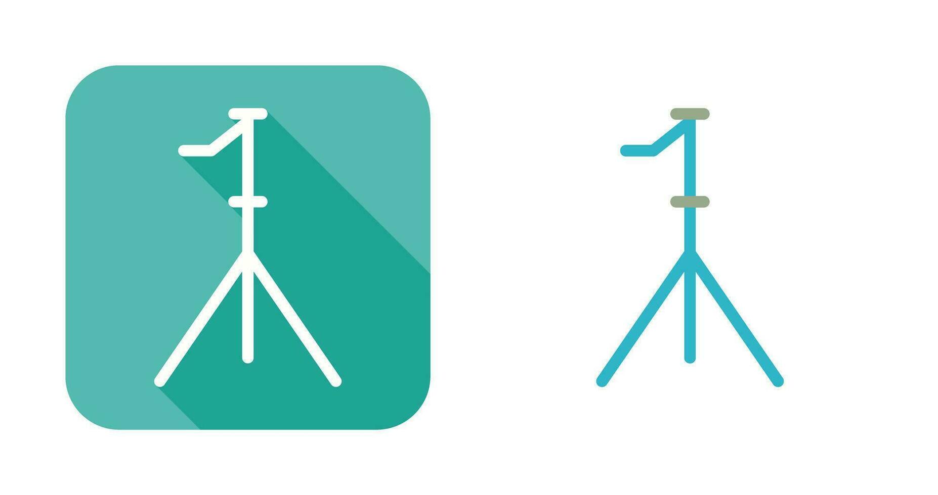 Unique Stand Vector Icon