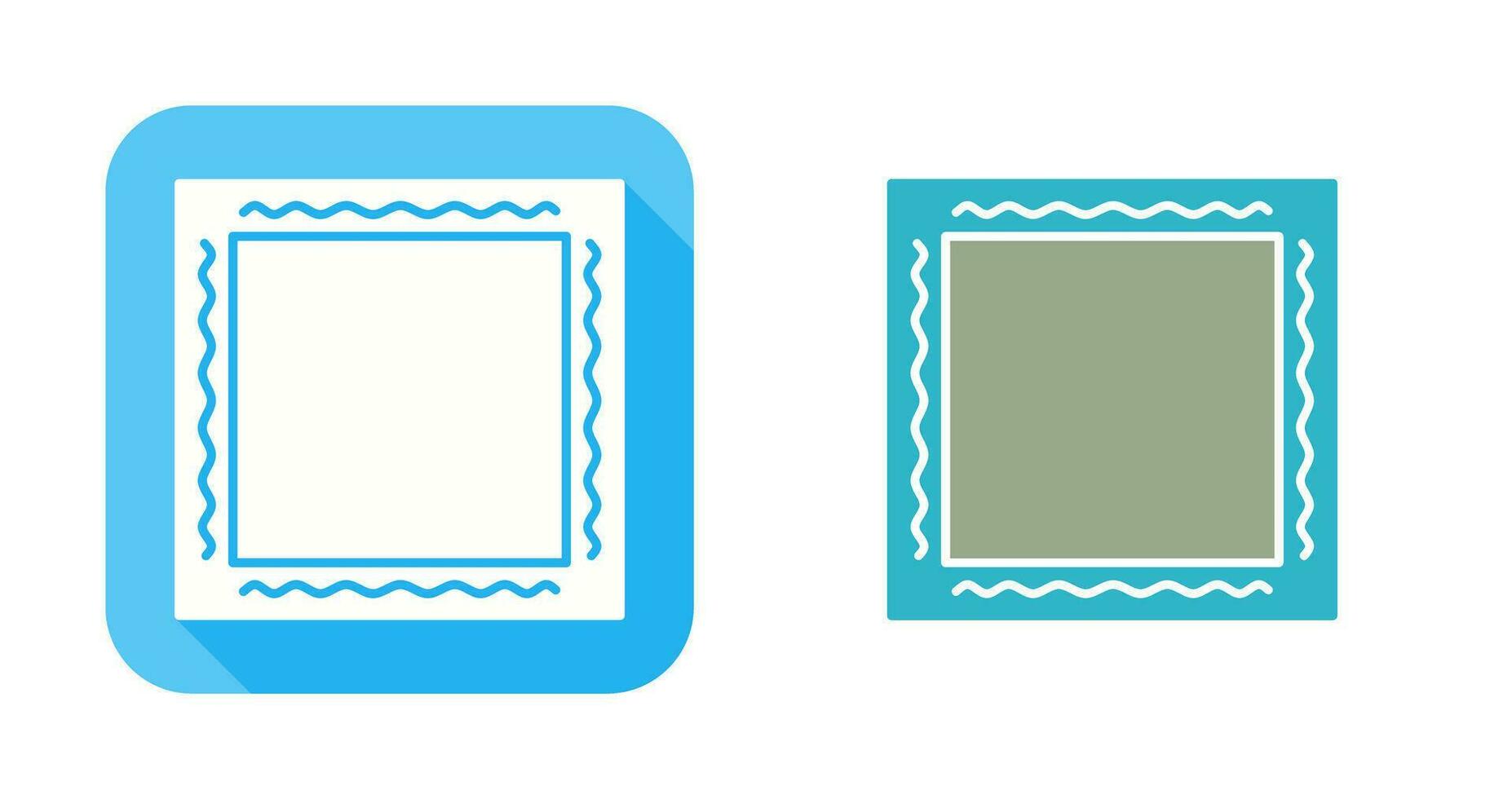 Unique Frame Vector Icon