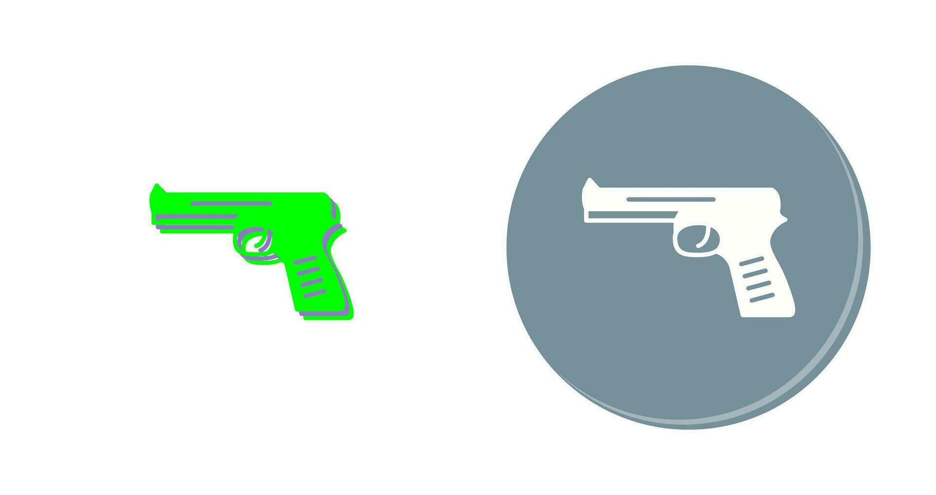 Unique Pistol Vector Icon