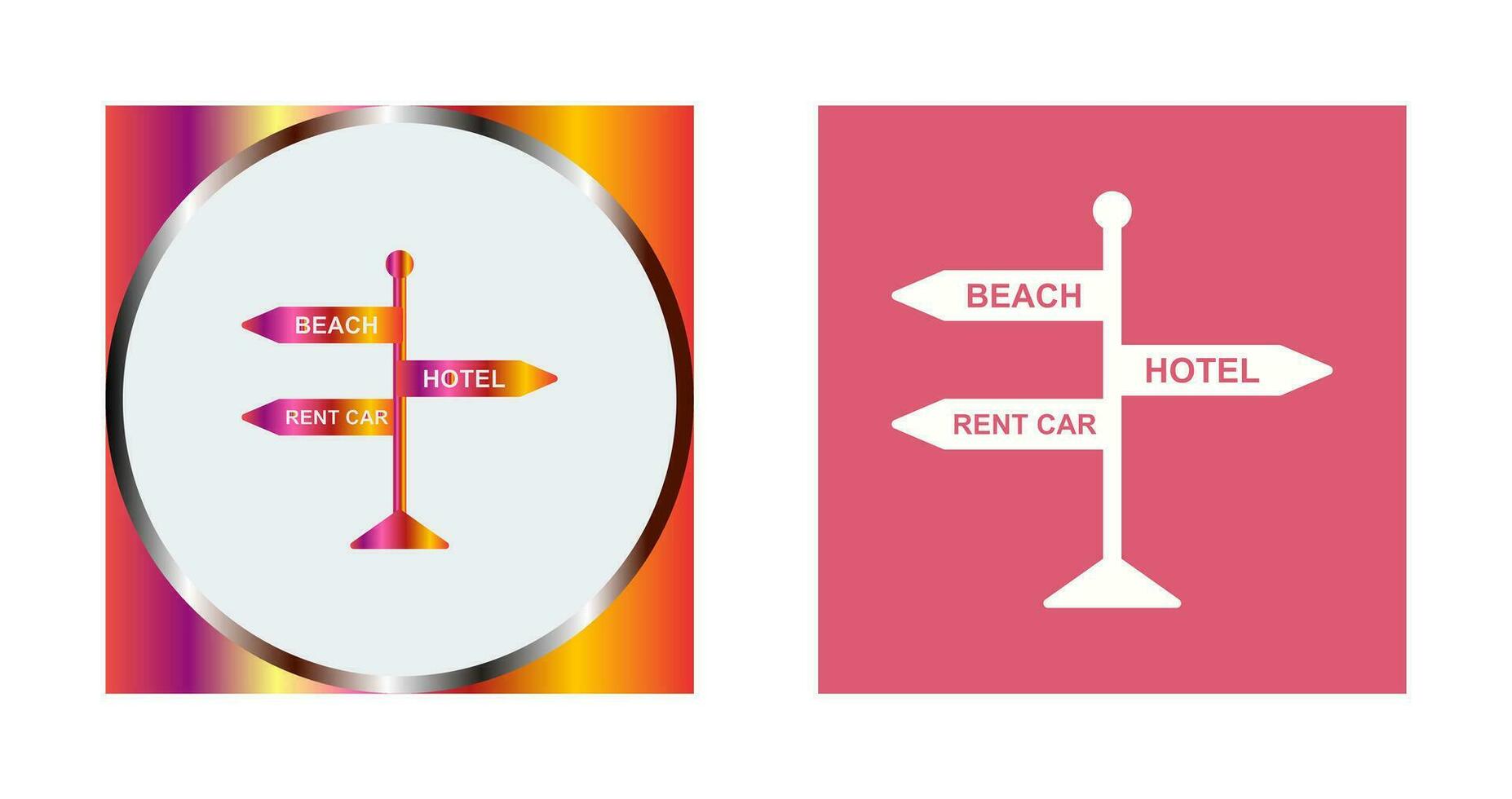 Signboard Vector Icon