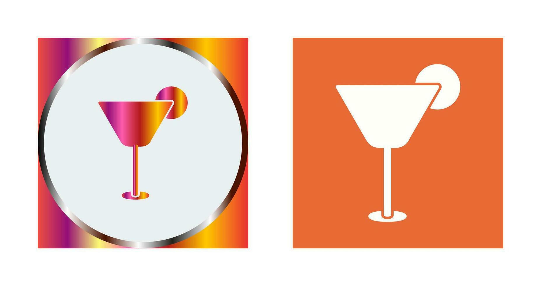 Cocktail Drink Vector Icon