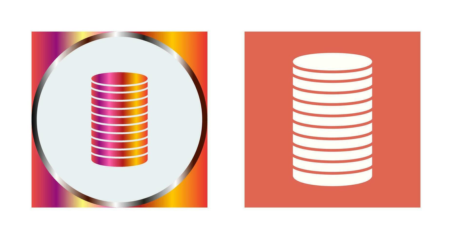 Stack of Coins Vector Icon