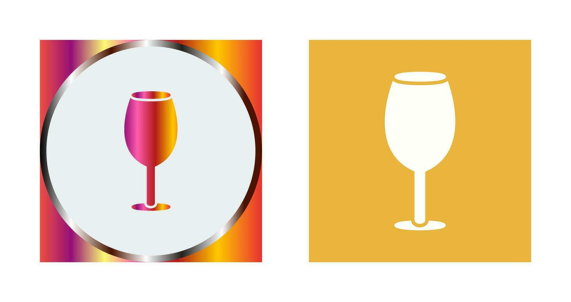 icono de vector de copa de vino