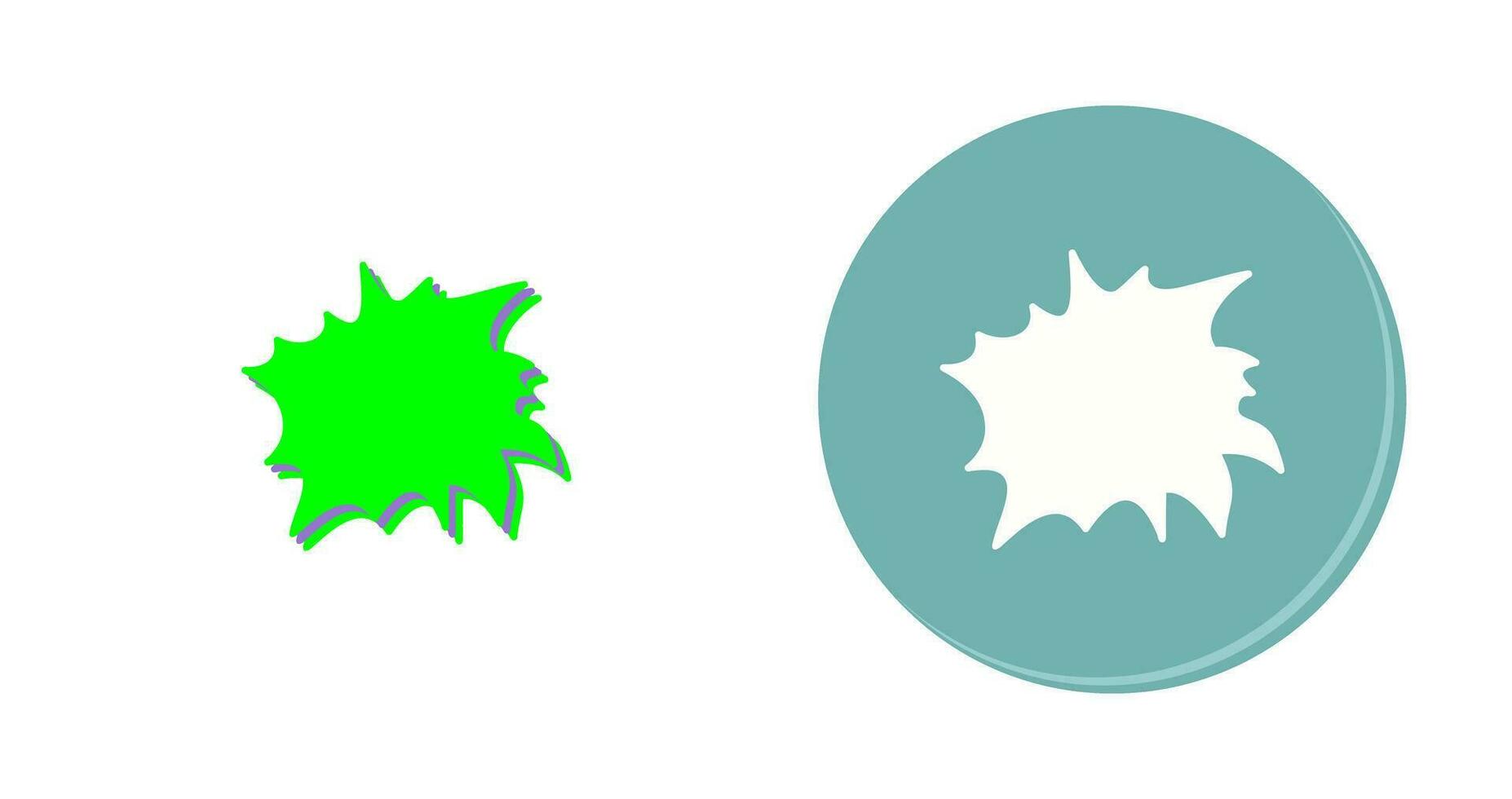 Unique Explosion Vector Icon