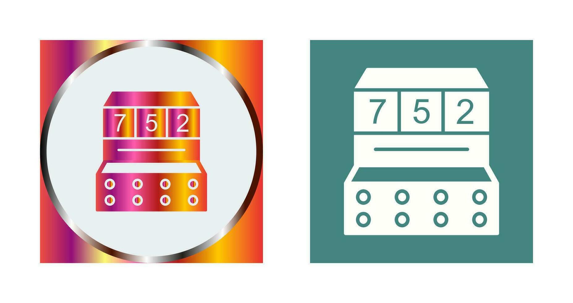 Slot Machine Vector Icon