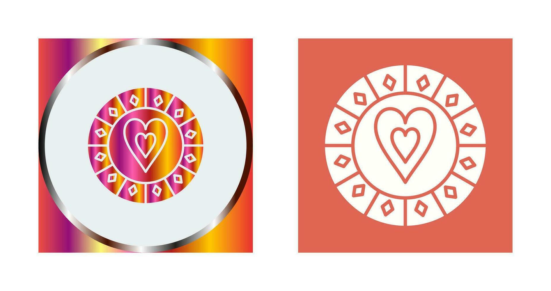 Heart Chip Vector Icon
