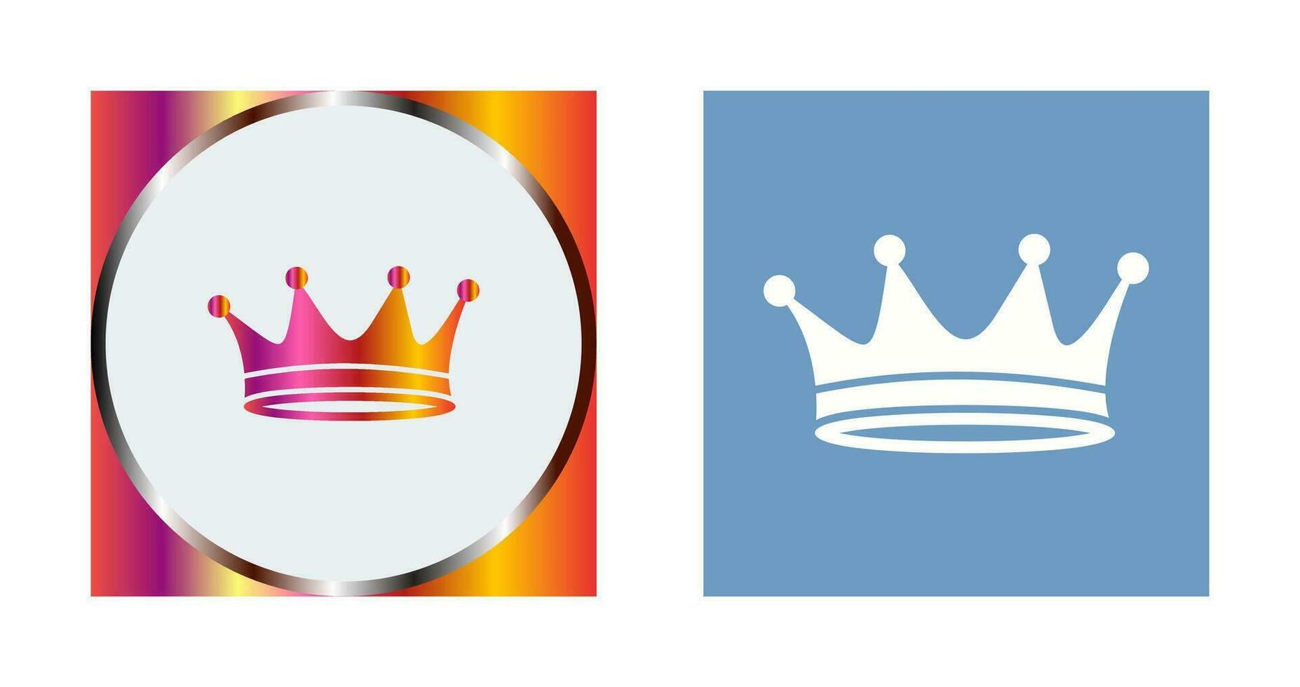 King Crown Vector Icon