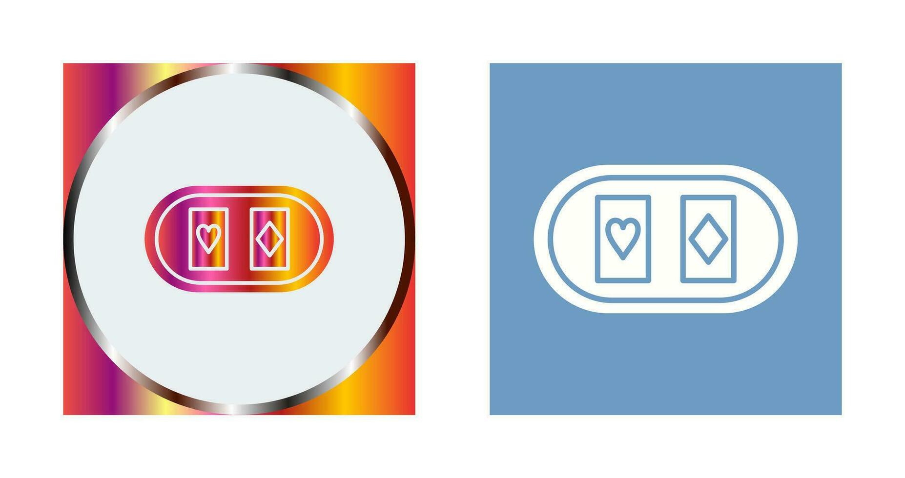 Cards Table Vector Icon