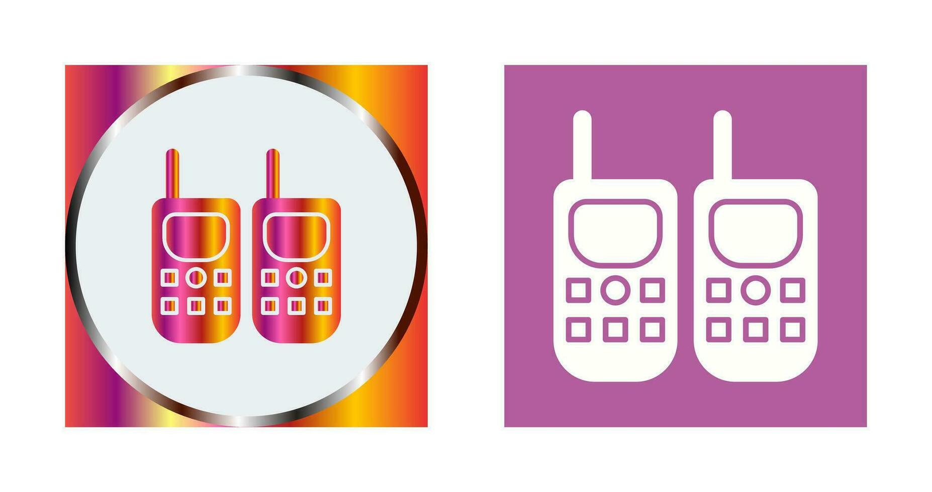 Walkie Talkie Vector Icon