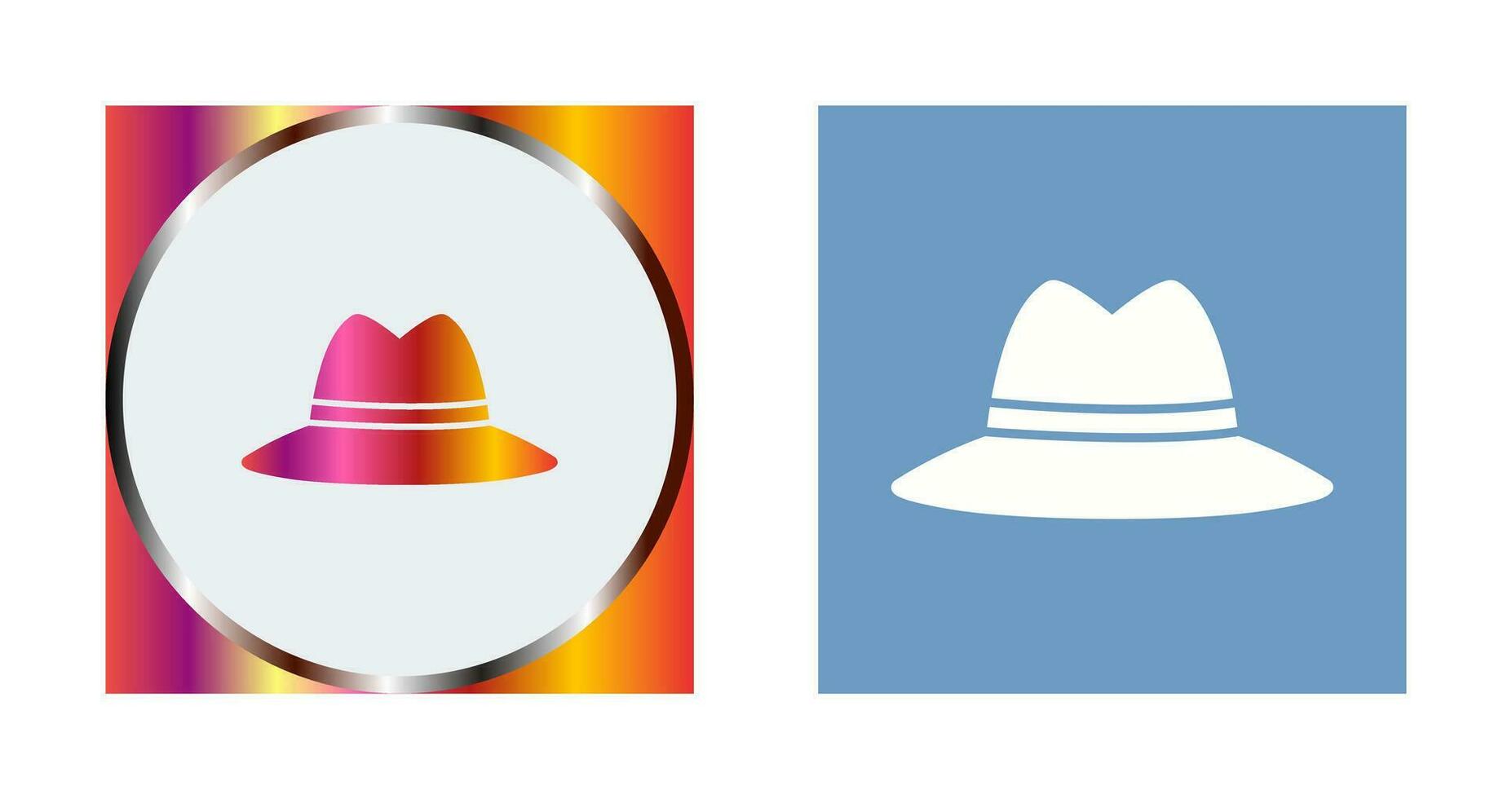 icono de vector de sombrero