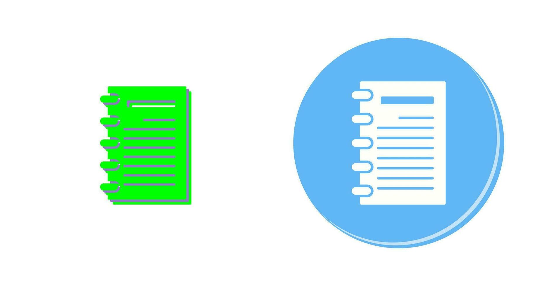 Notepad Vector Icon 33985772 Vector Art at Vecteezy