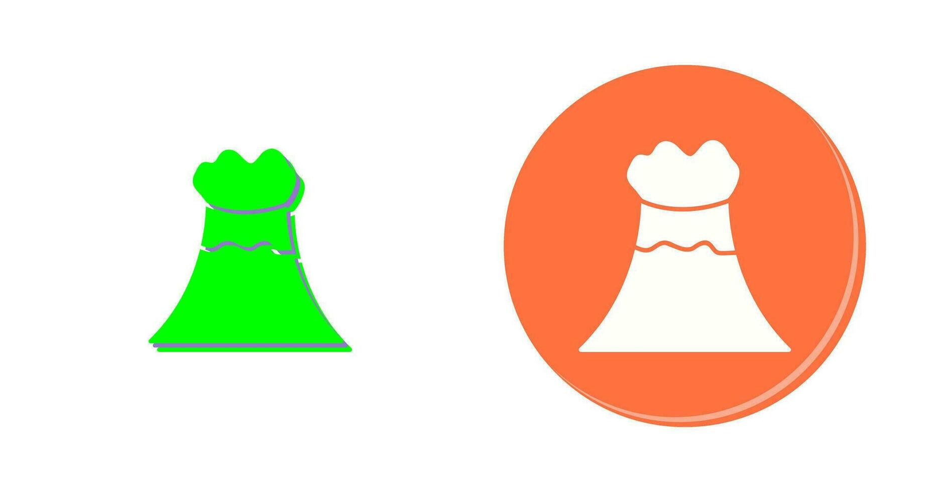 Volcano Vector Icon