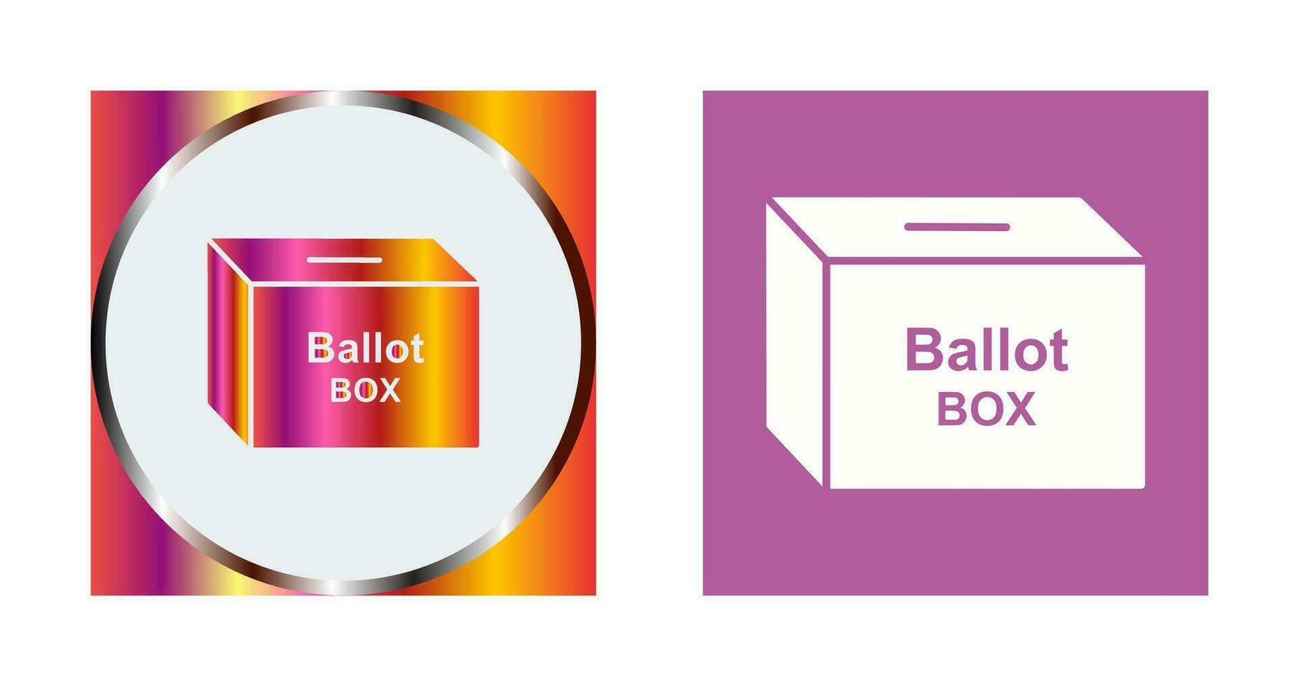 Ballot Box Vector Icon
