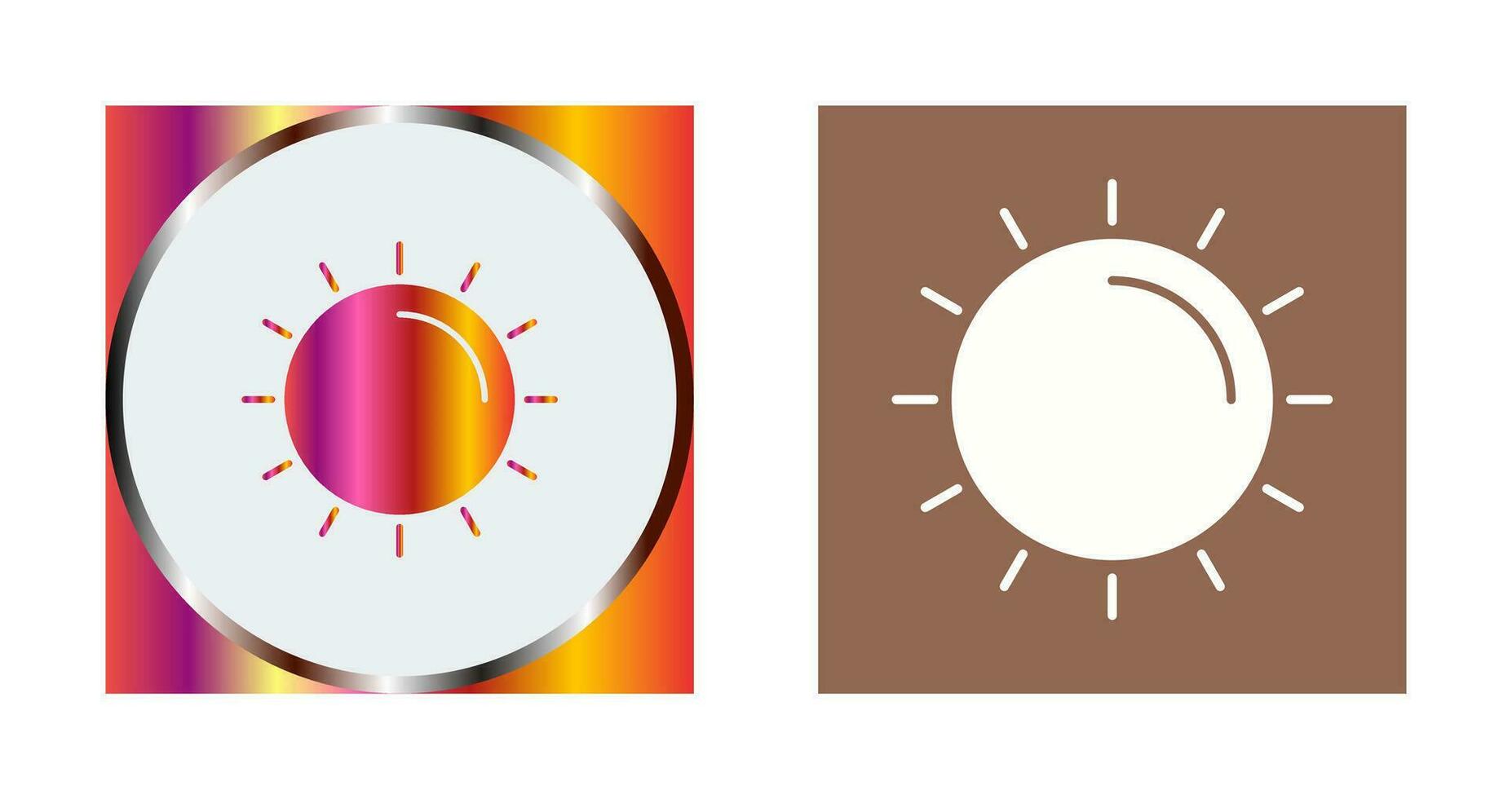 icono de vector de sol