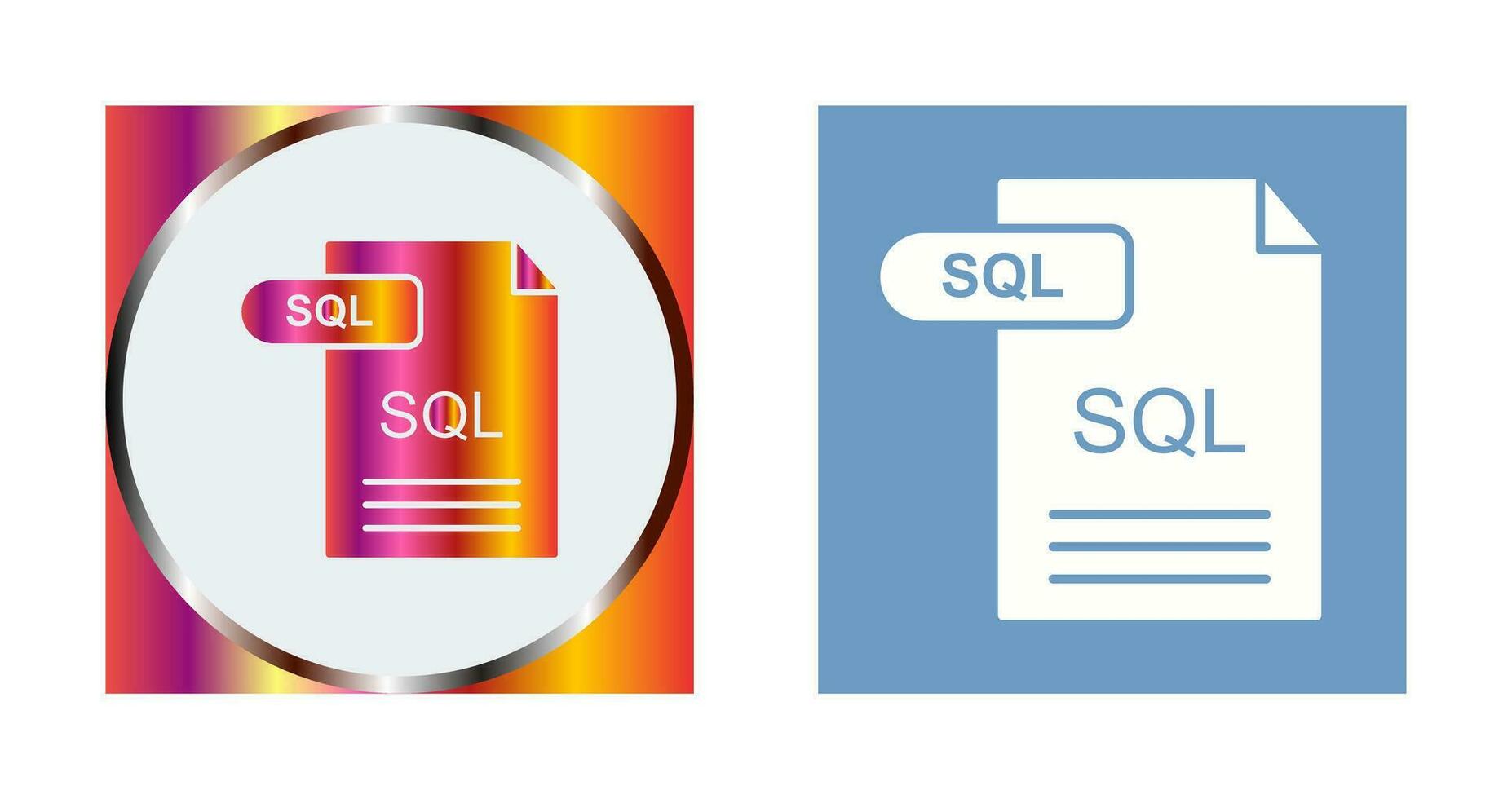 SQL Vector Icon