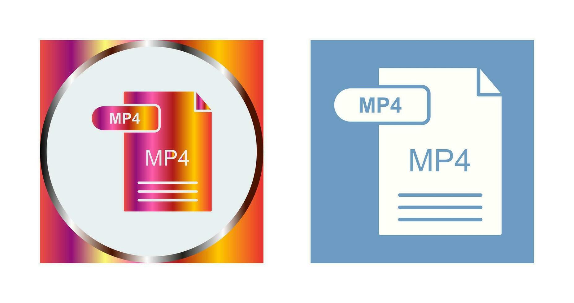 MP4 Vector Icon