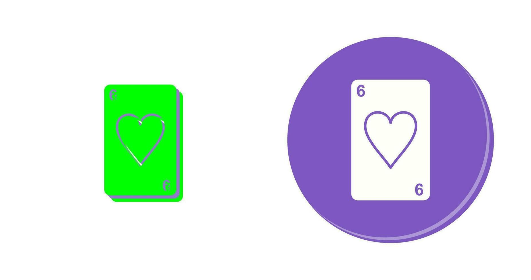 Hearts Card Vector Icon
