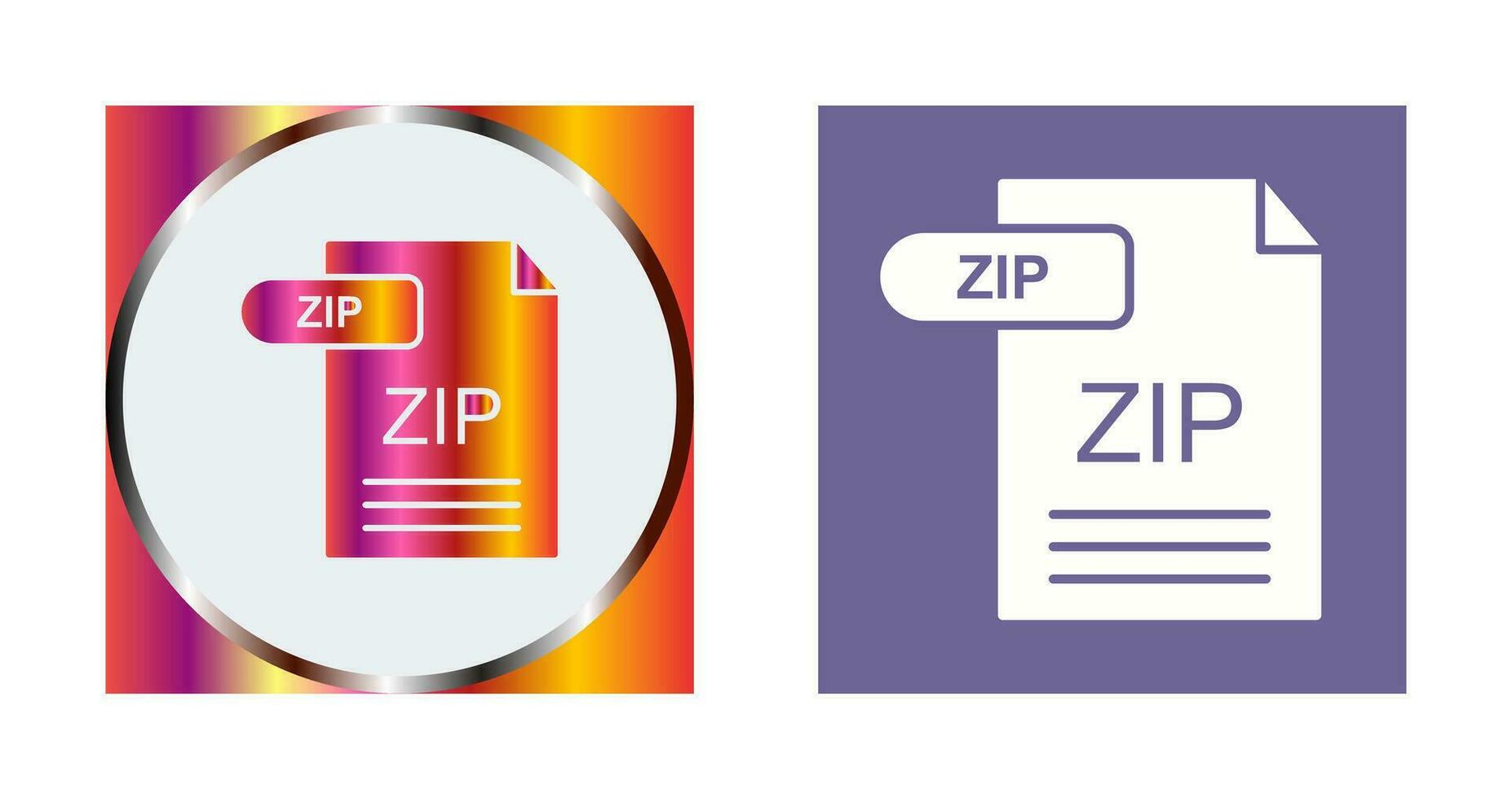 ZIP Vector Icon