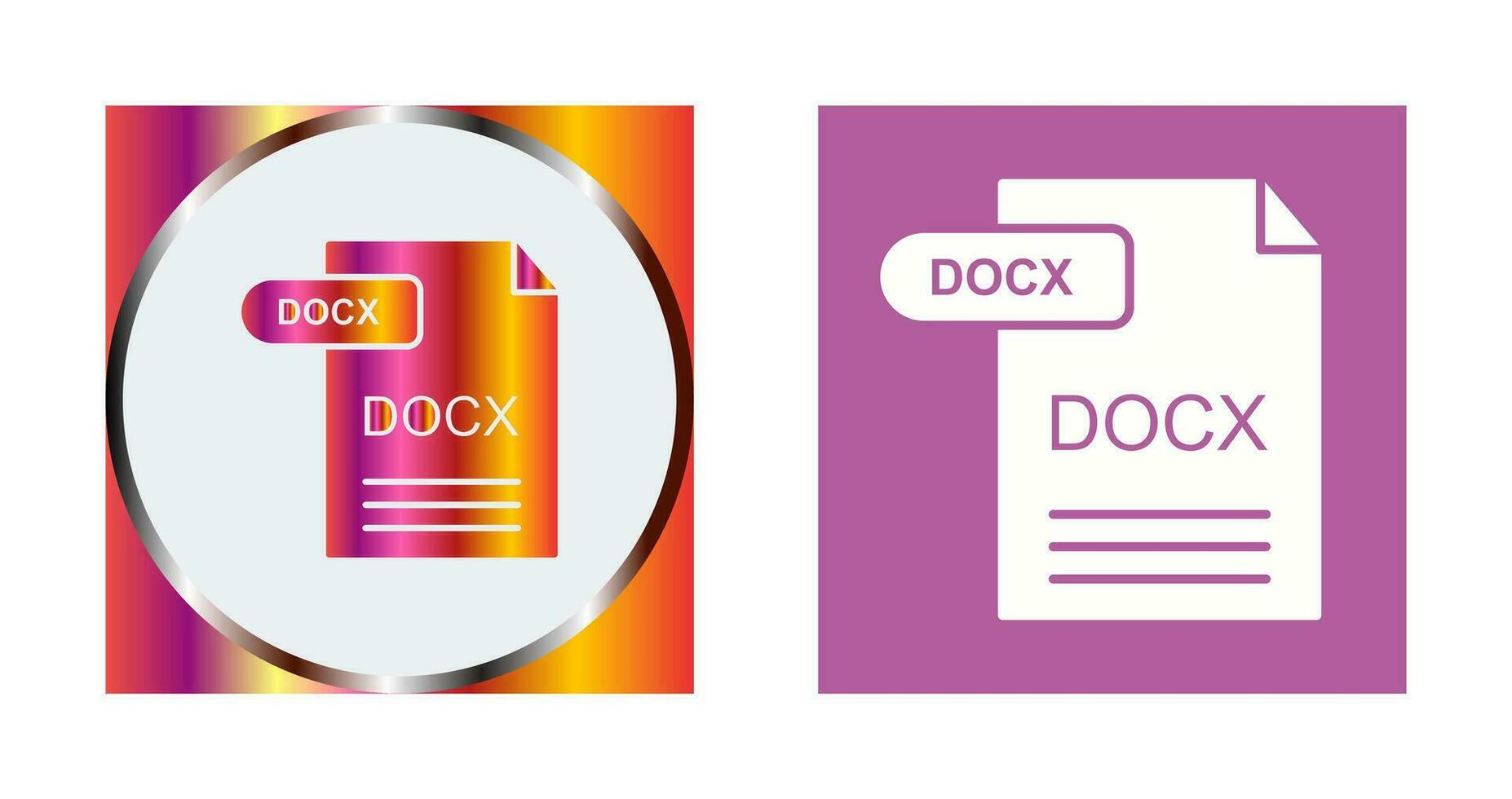 icono de vector docx